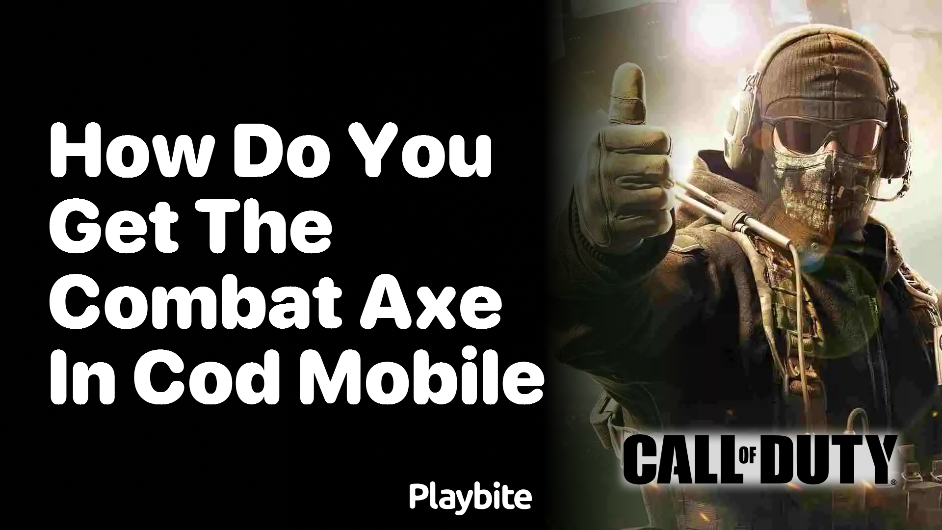 How Do You Get the Combat Axe in COD Mobile?