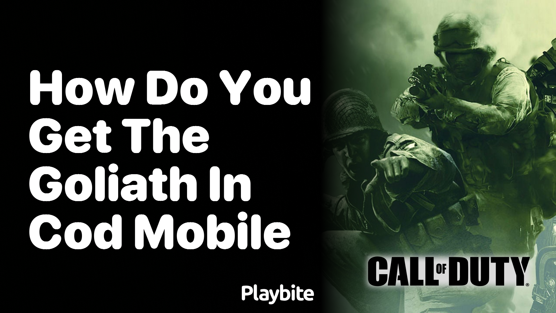 How Do You Get the Goliath in COD Mobile?