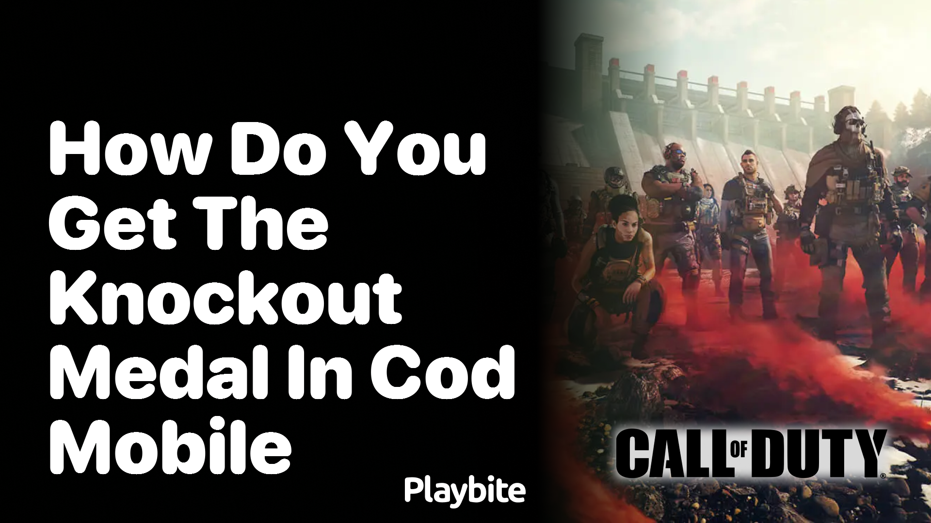 How Do You Get the Knockout Medal in COD Mobile?