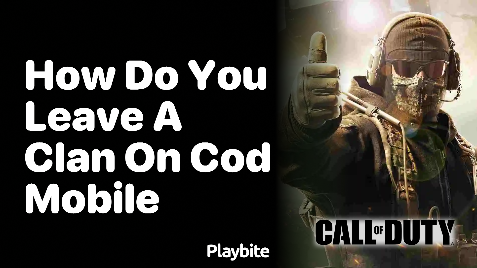 How Do You Leave a Clan on COD Mobile?