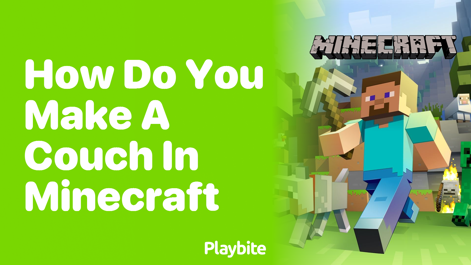 How Do You Make a Couch in Minecraft?