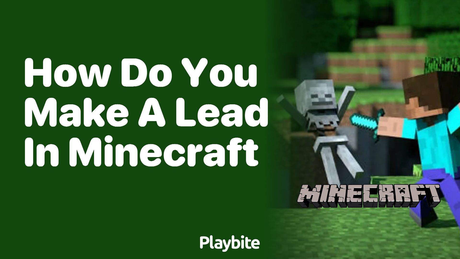How Do You Make a Lead in Minecraft?