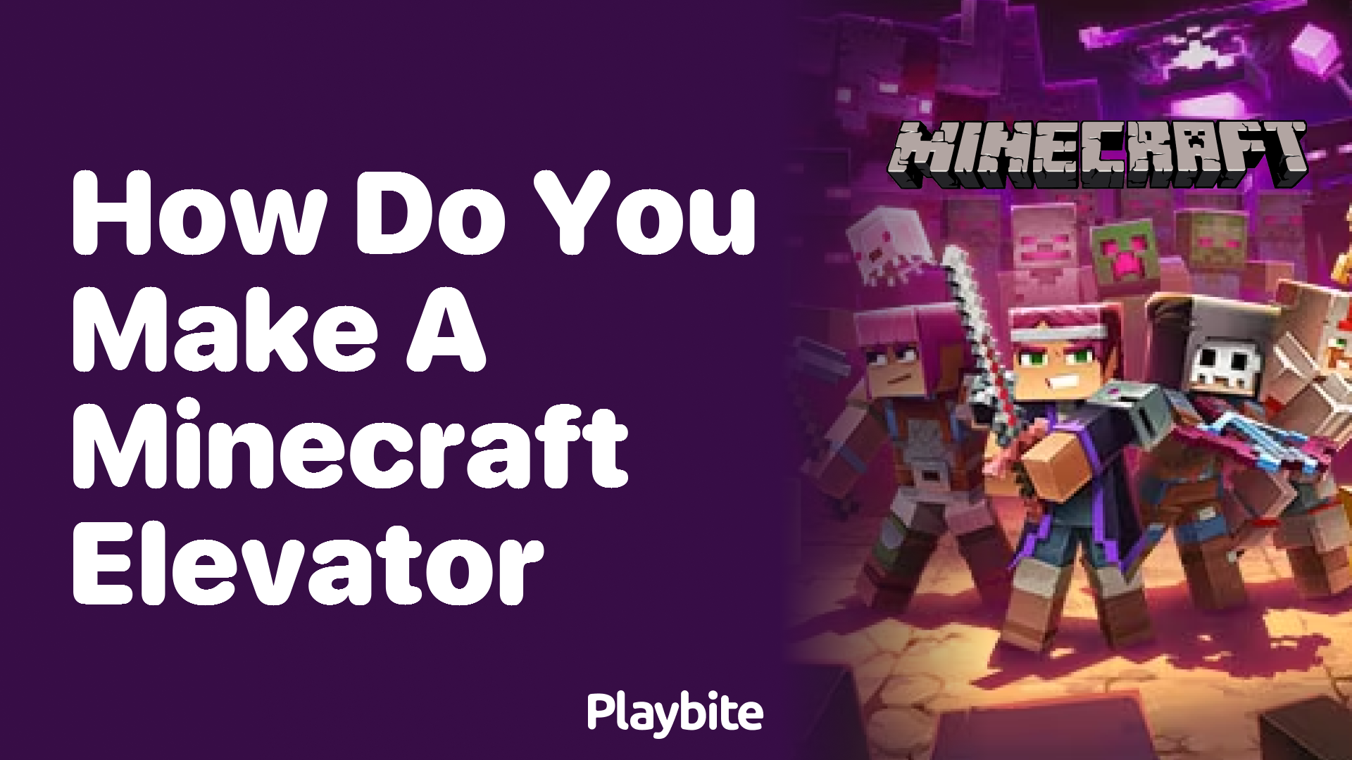 How Do You Make a Minecraft Elevator?