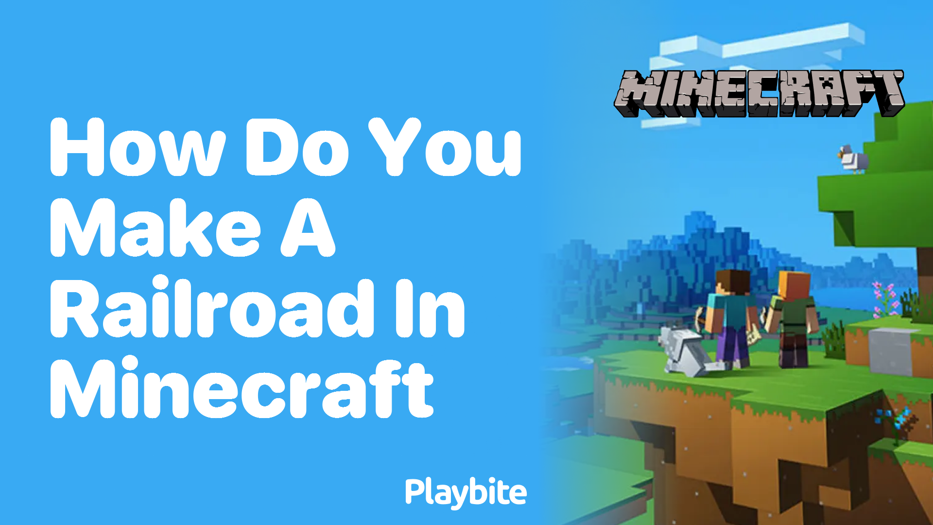 How Do You Make a Railroad in Minecraft?