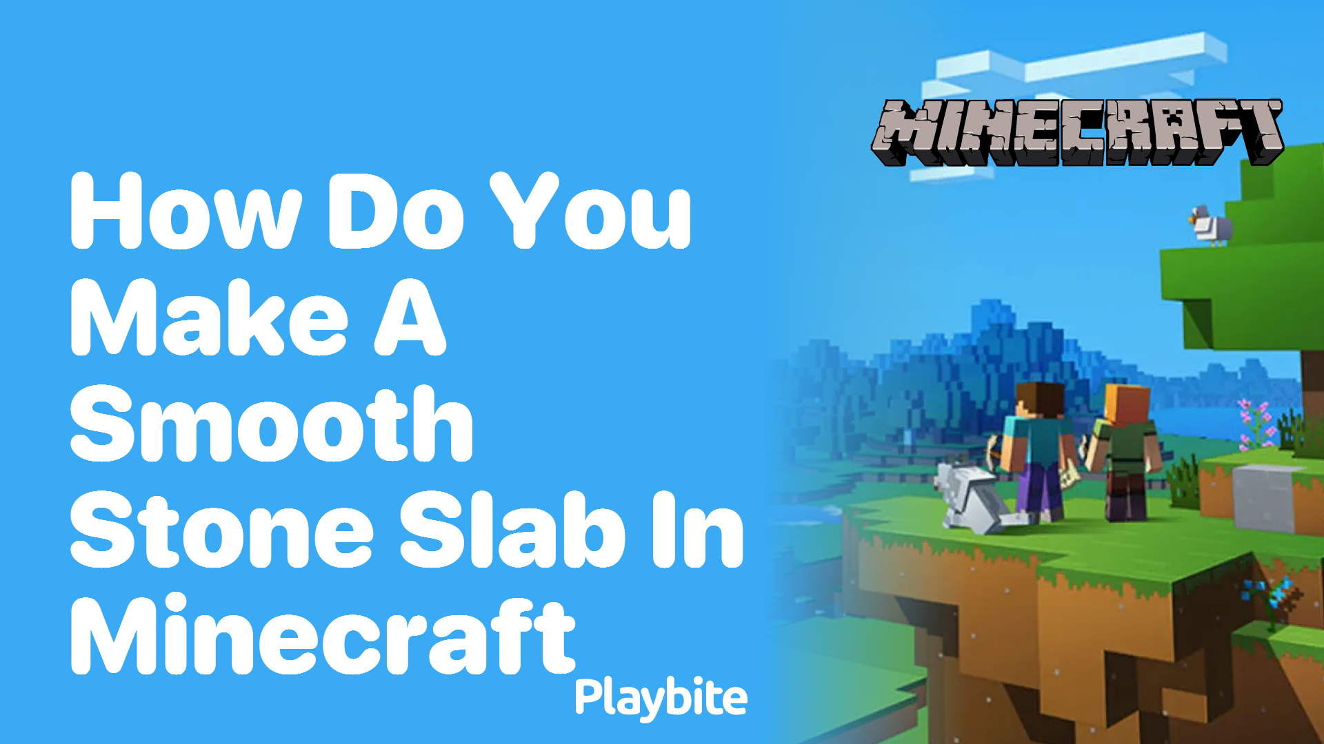 How Do You Make a Smooth Stone Slab in Minecraft?