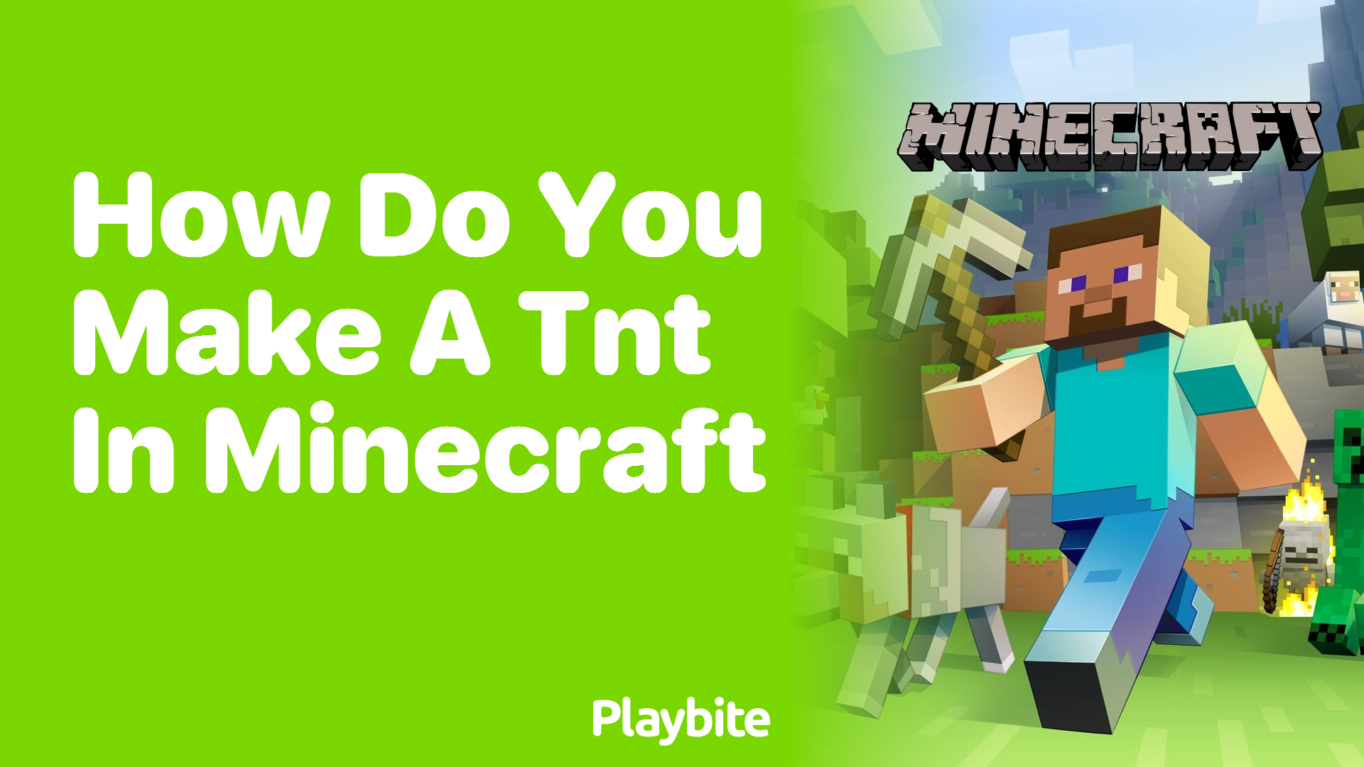 How Do You Make TNT in Minecraft?
