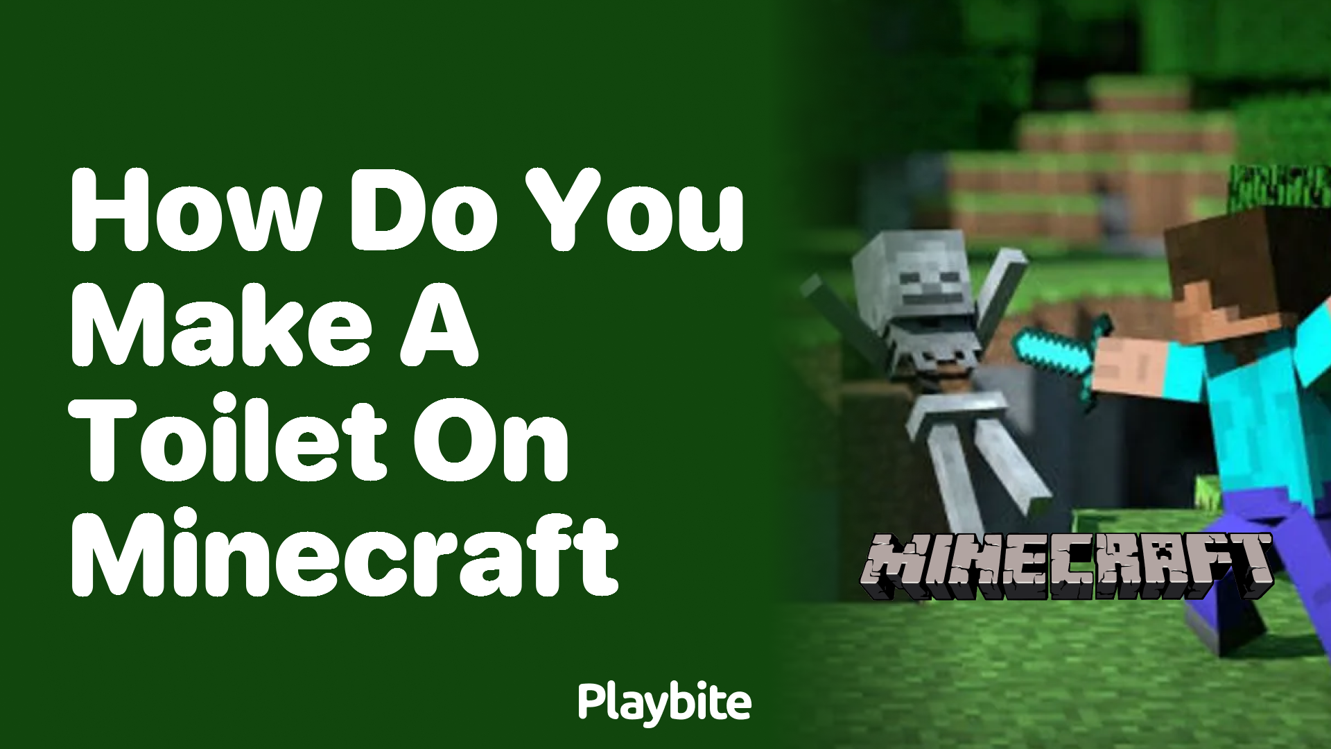 How Do You Make a Toilet in Minecraft?