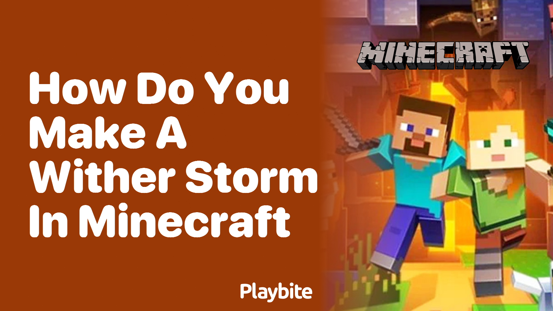 How Do You Make a Wither Storm in Minecraft?