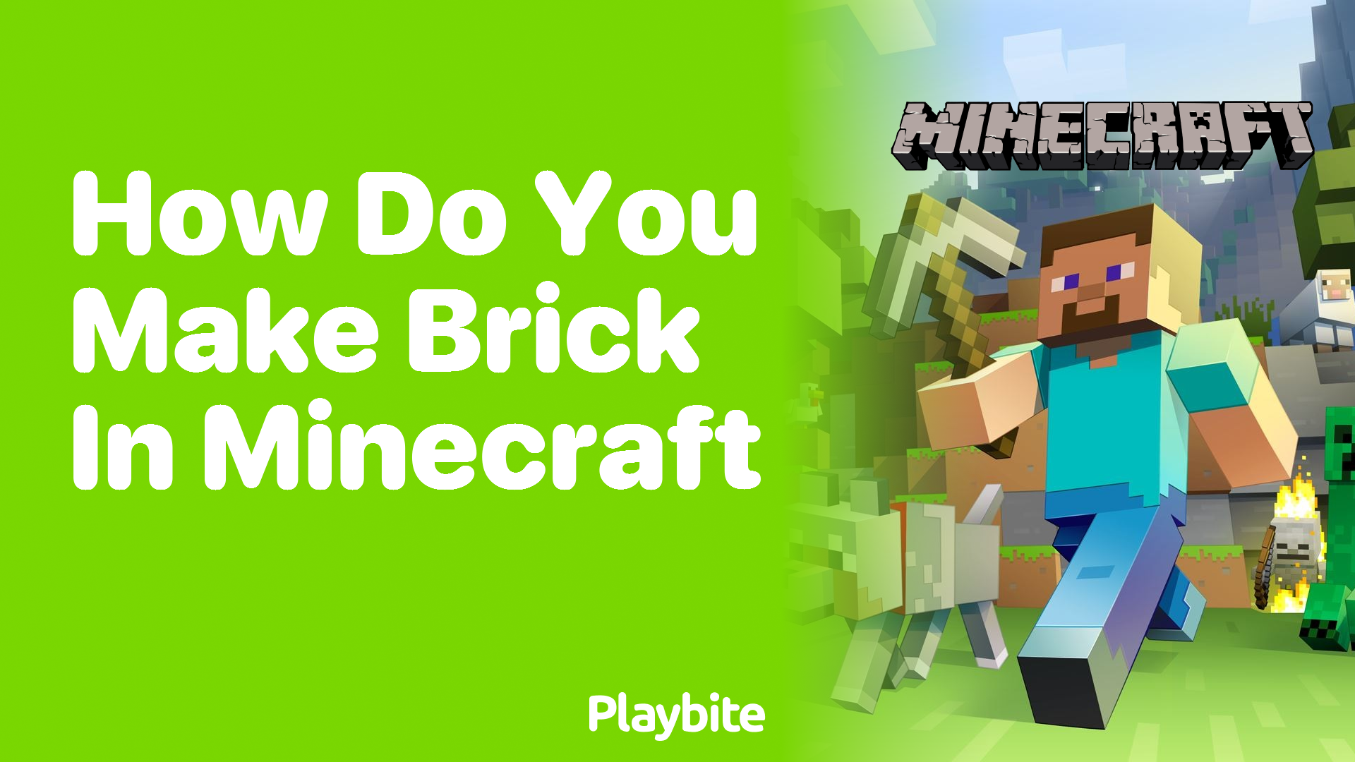 How Do You Make Brick in Minecraft?