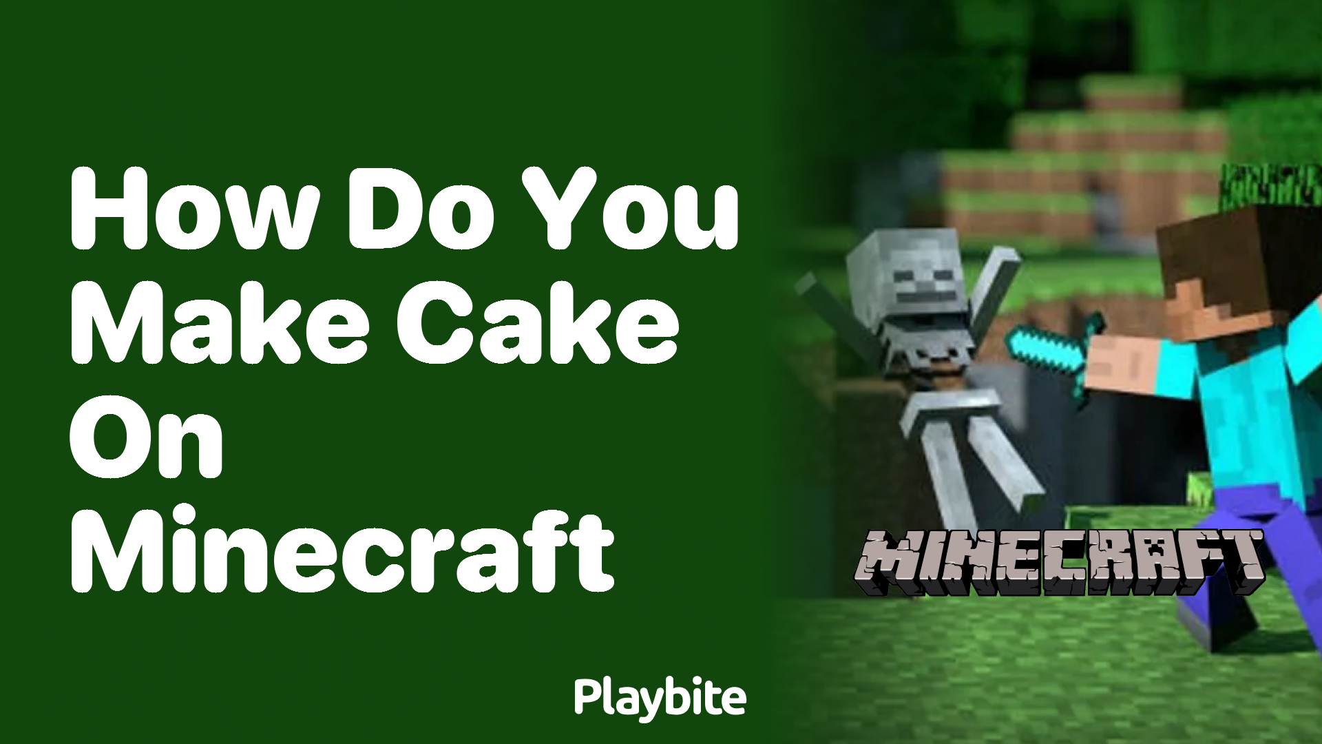 How Do You Make Cake in Minecraft?