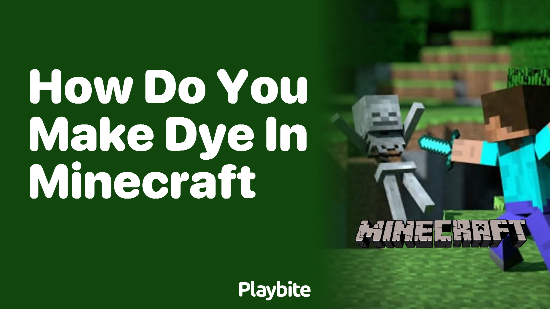 How Do You Make Dye in Minecraft? A Simple Guide