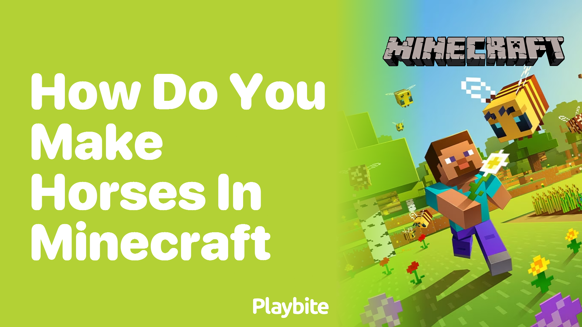 How Do You Make Horses in Minecraft?