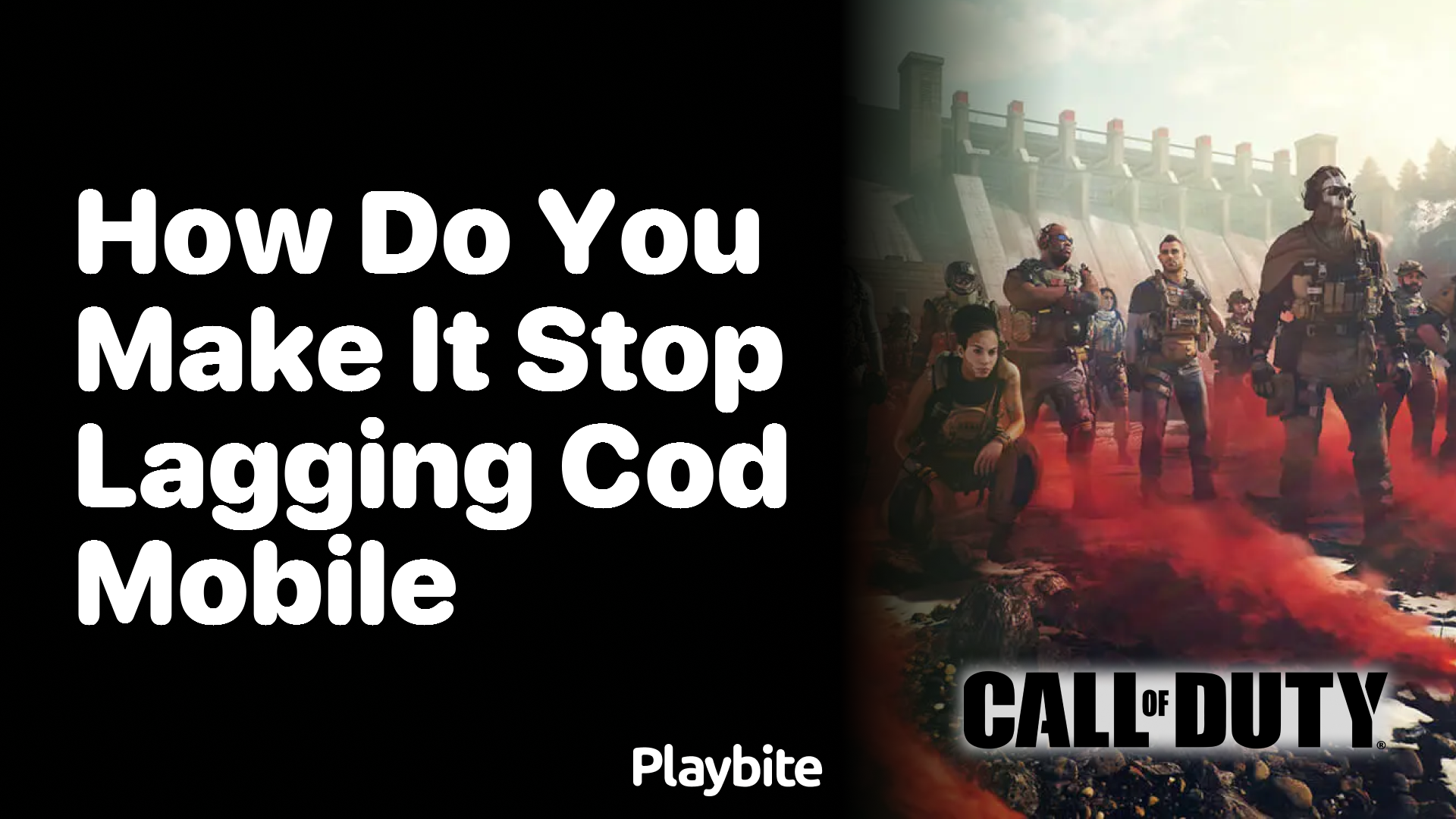 How Do You Make COD Mobile Stop Lagging?
