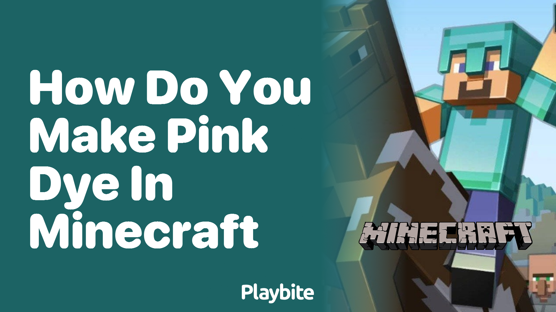 How Do You Make Pink Dye in Minecraft?
