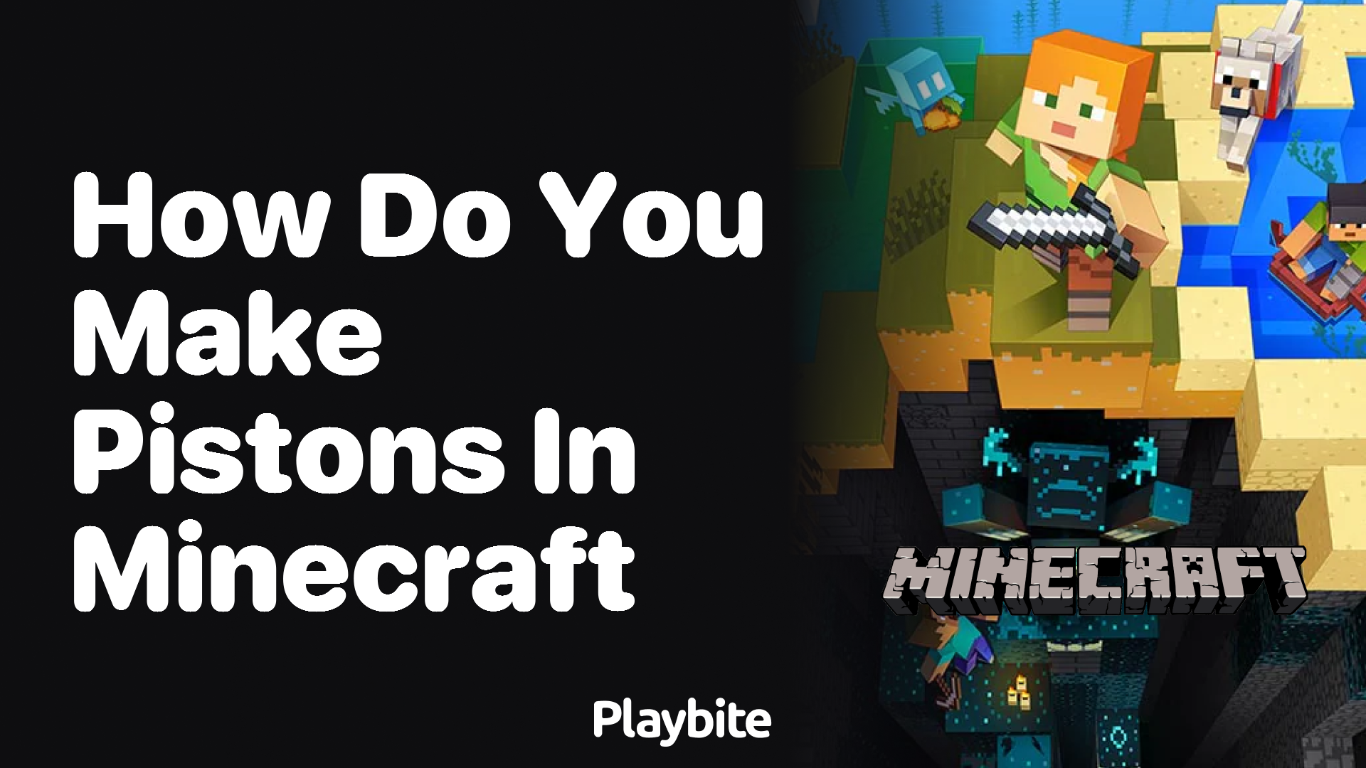 How do you make pistons in Minecraft?