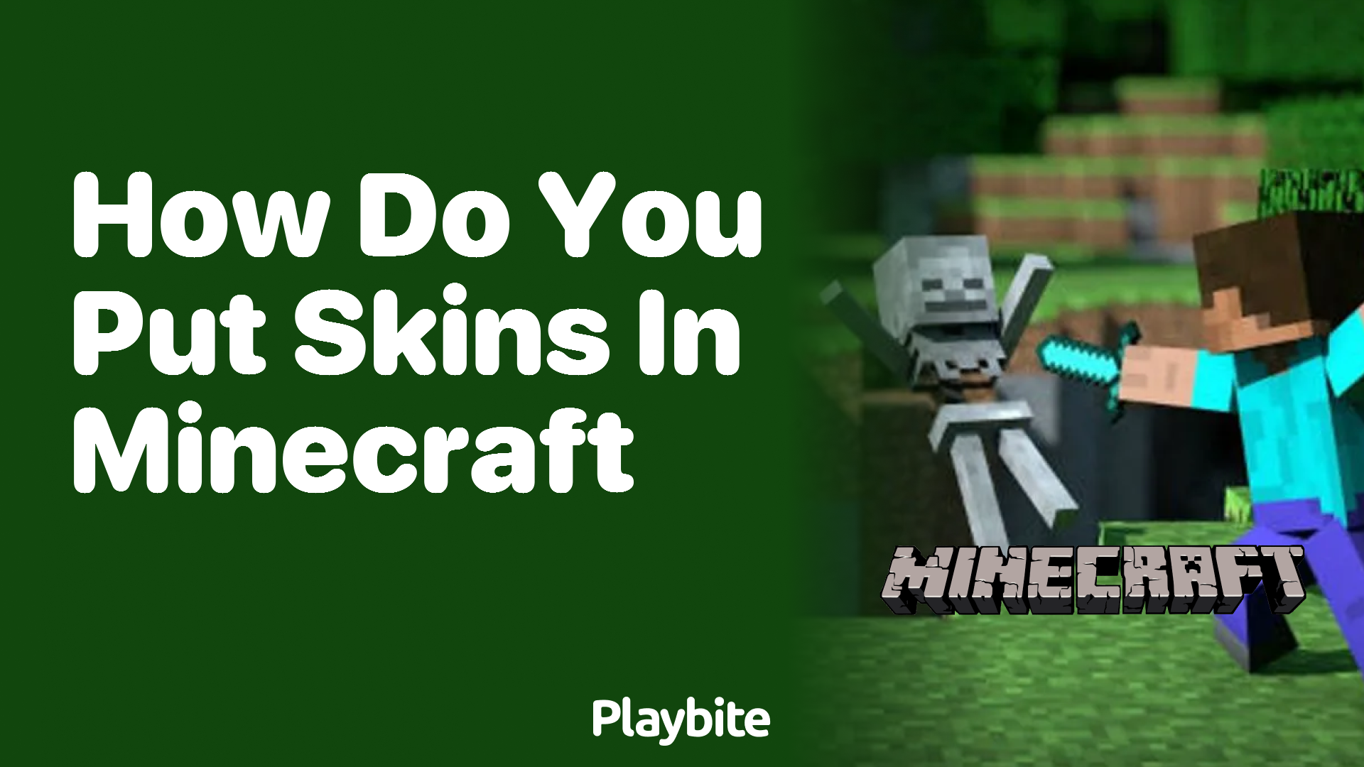 How Do You Put Skins in Minecraft?
