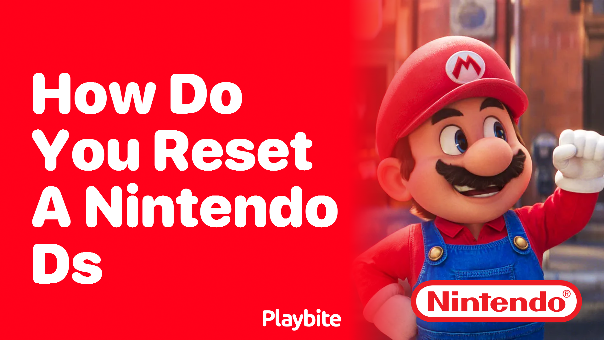 How Do You Reset a Nintendo DS?