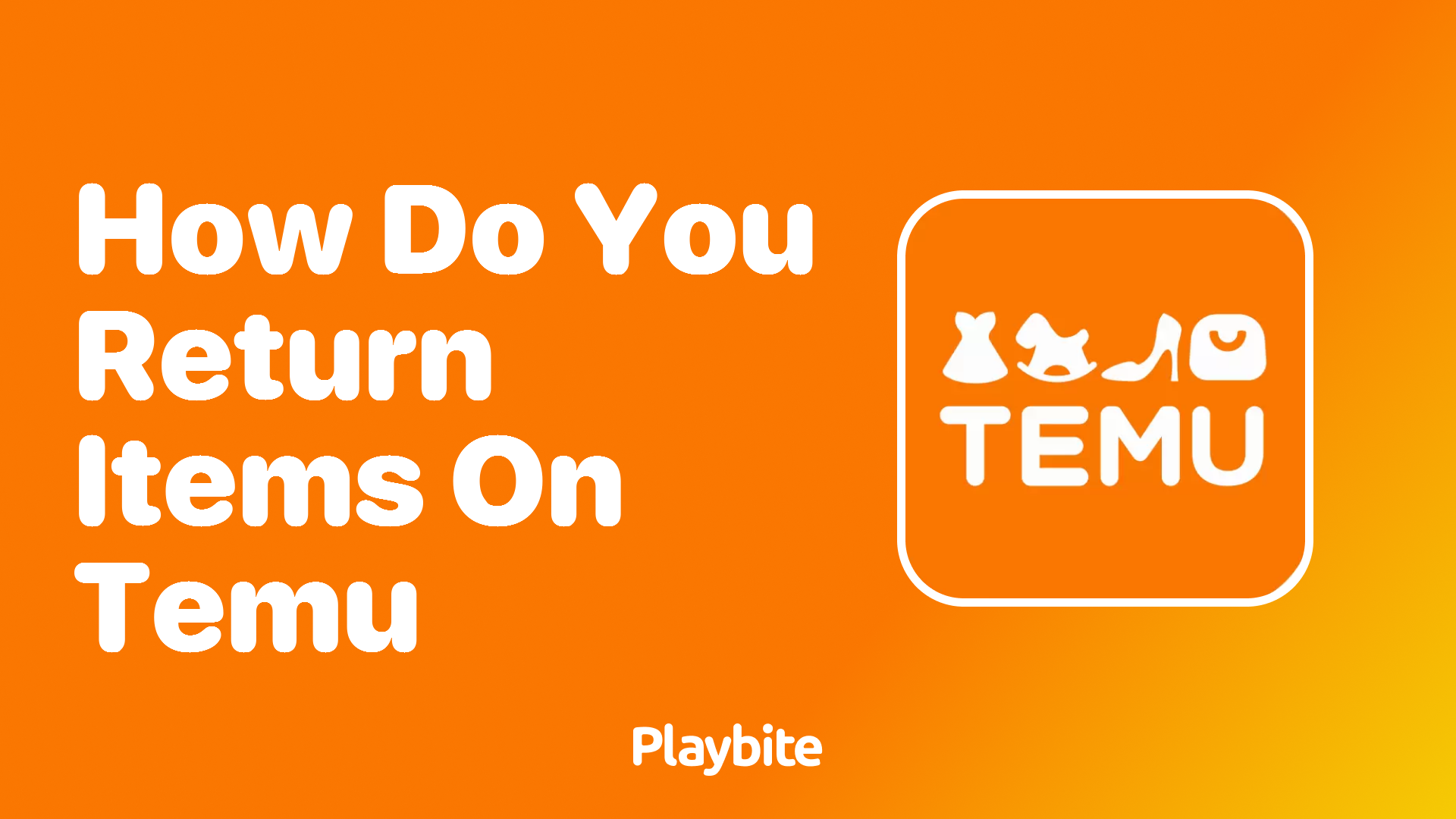 How Do You Return Items on Temu?