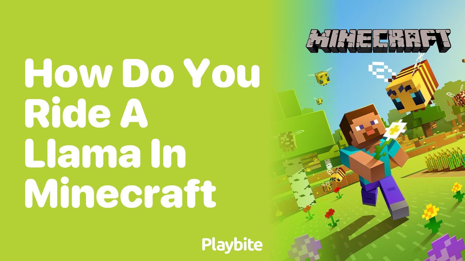 How Do You Ride a Llama in Minecraft?