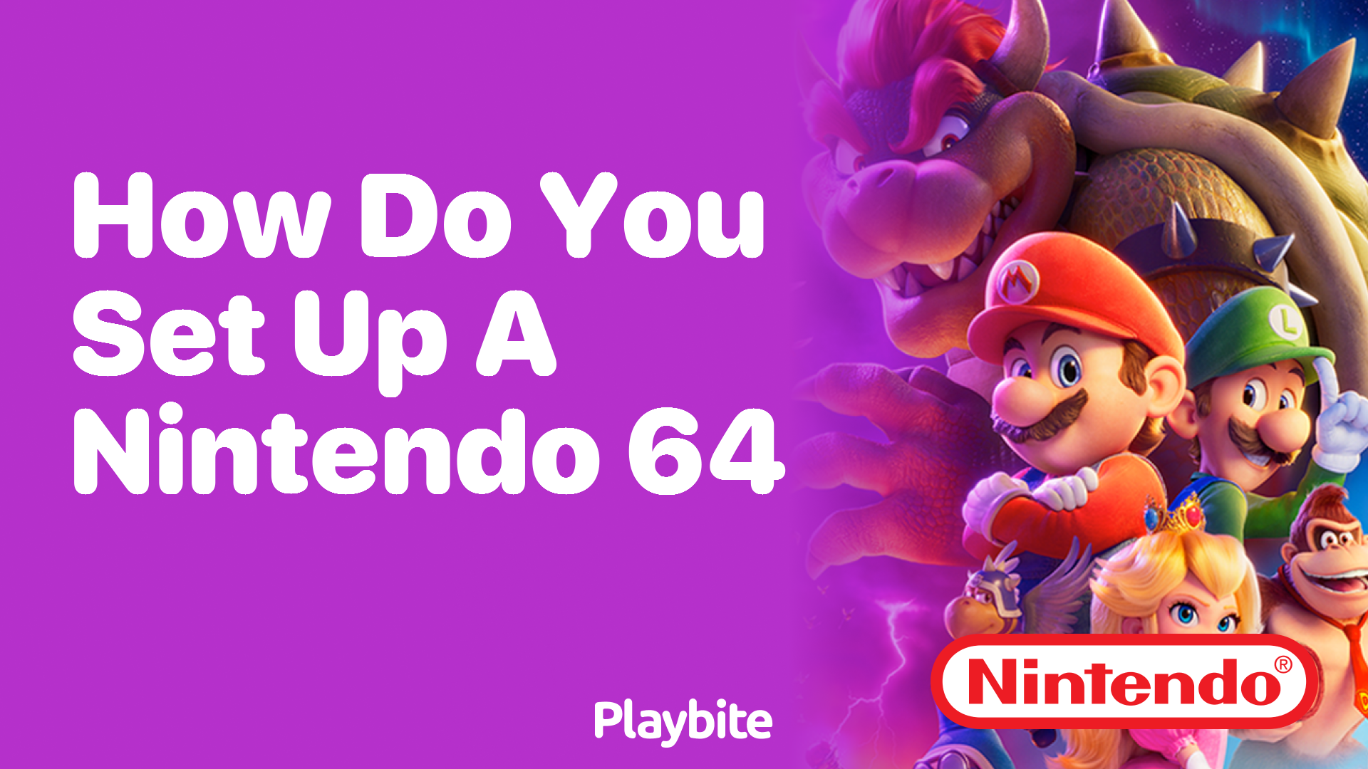 How Do You Set Up a Nintendo 64?
