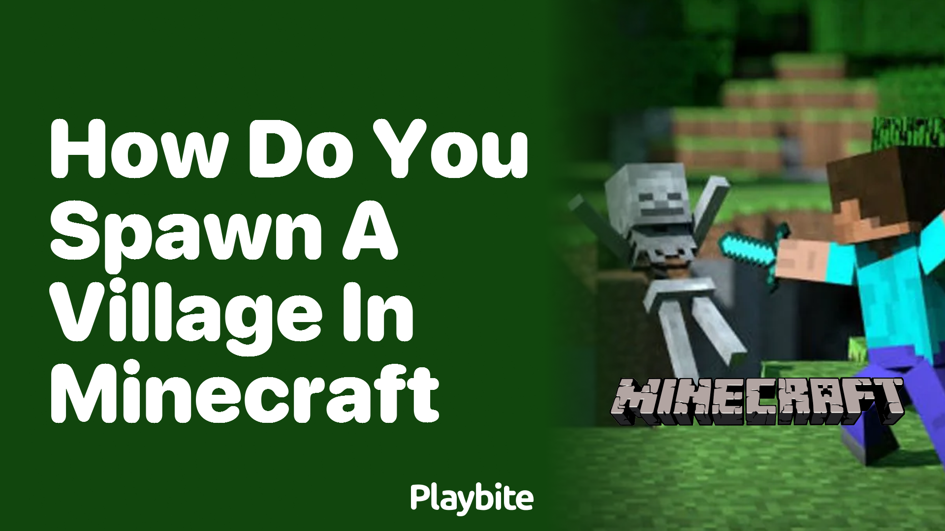 How Do You Spawn a Village in Minecraft?