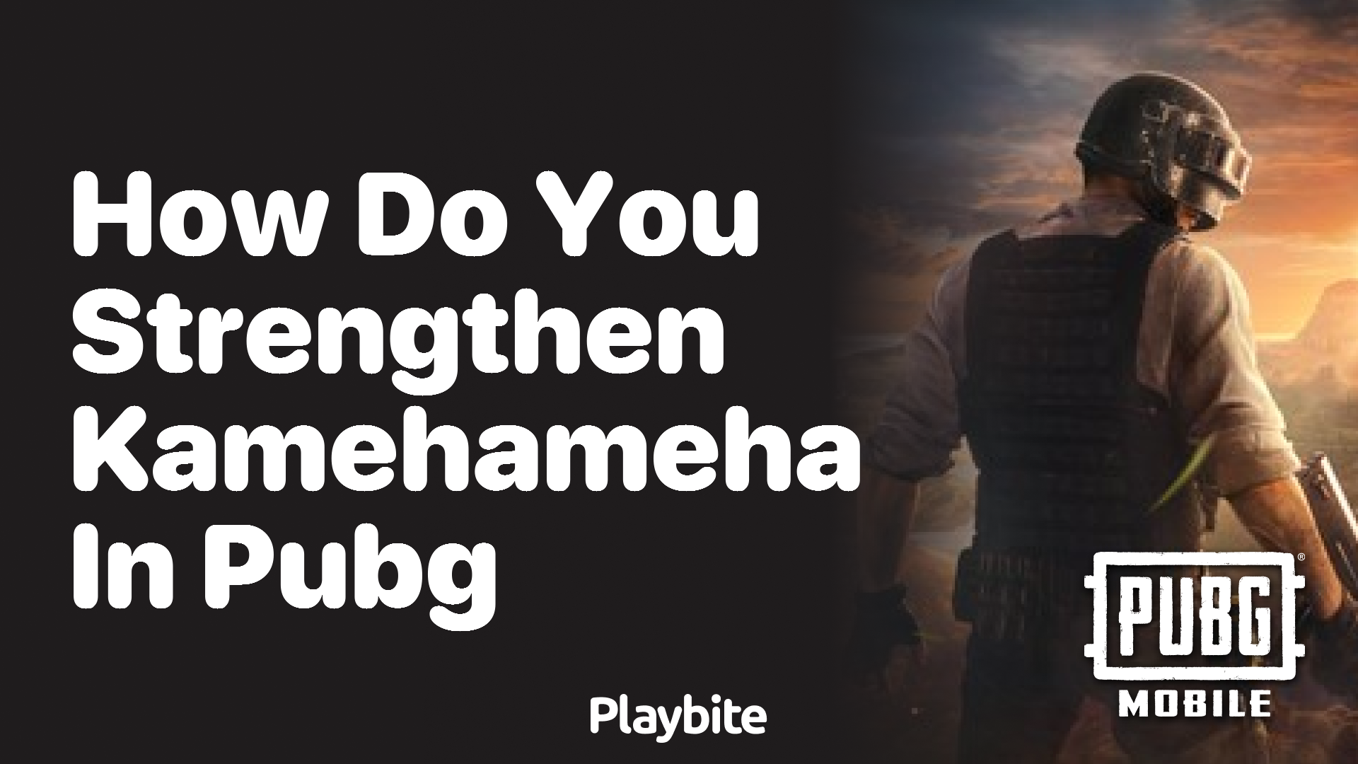 How Do You Strengthen Kamehameha in PUBG Mobile?