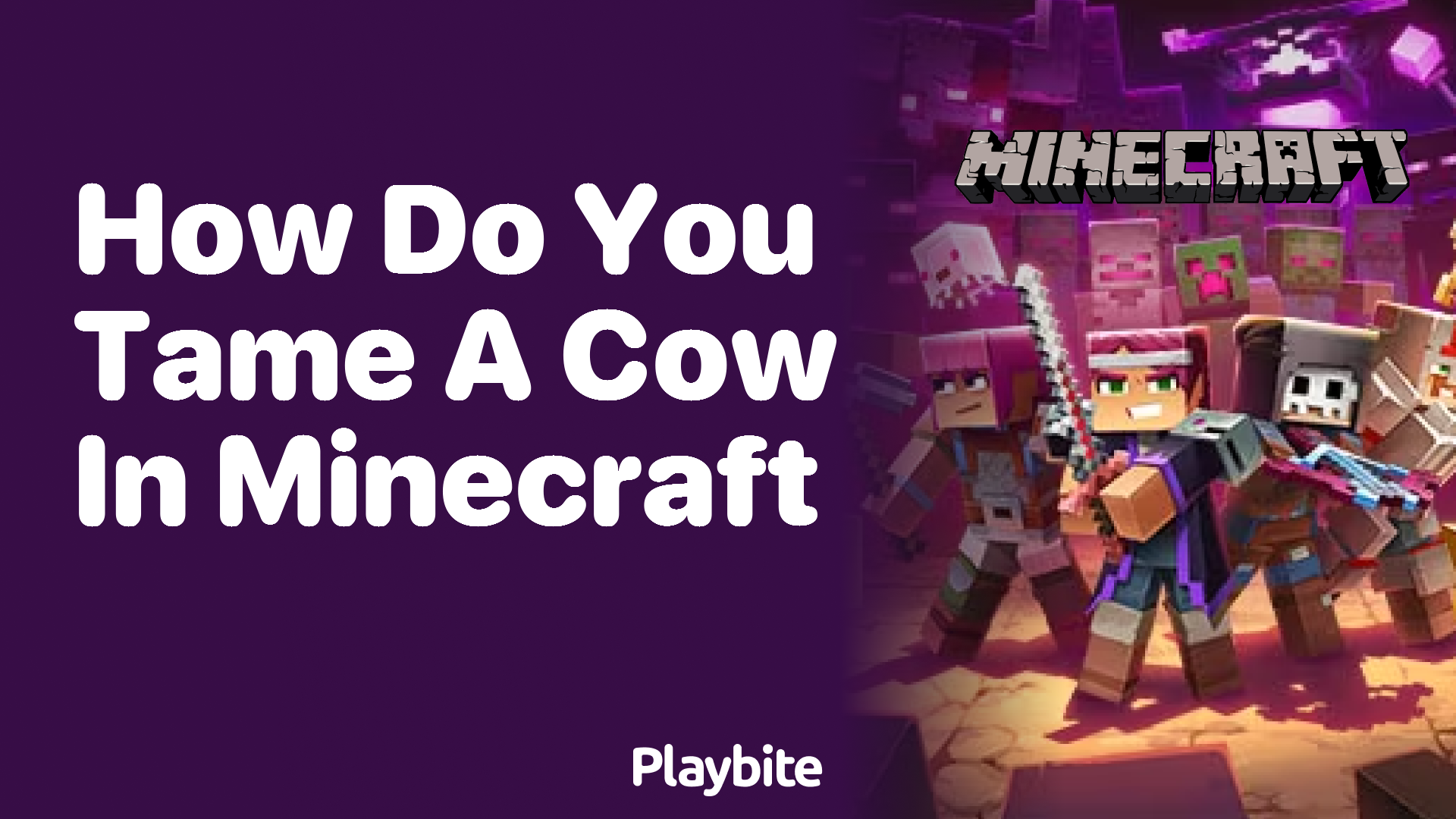 How do You Tame a Cow in Minecraft?