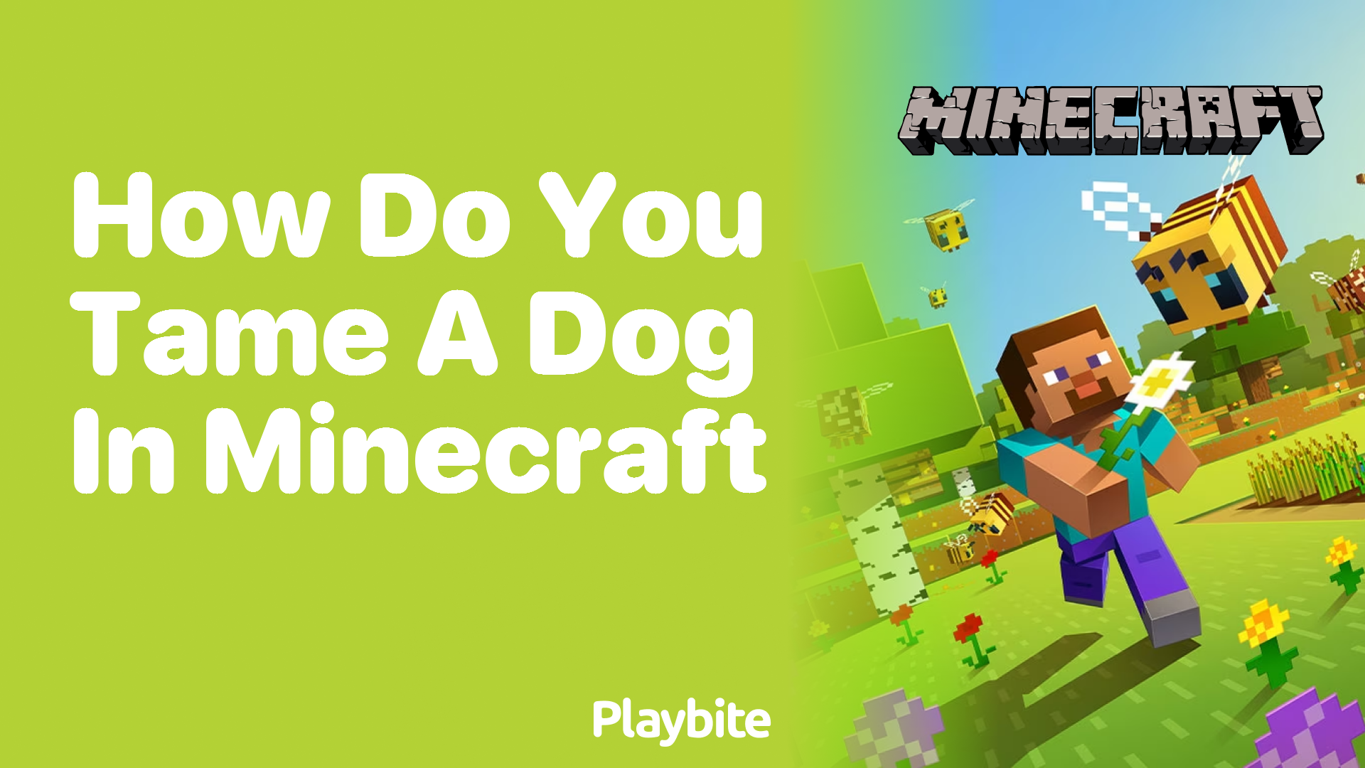 How Do You Tame a Dog in Minecraft?