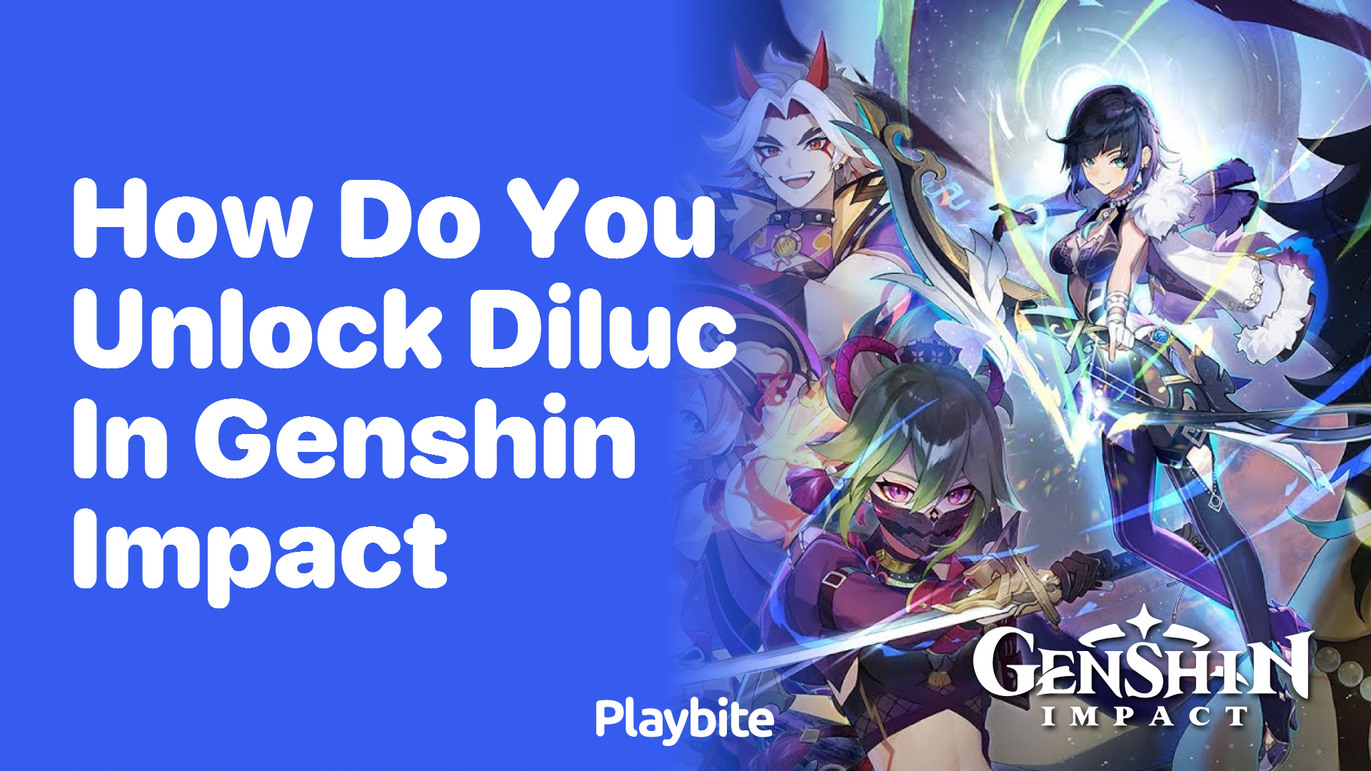 How do You Unlock Diluc in Genshin Impact?