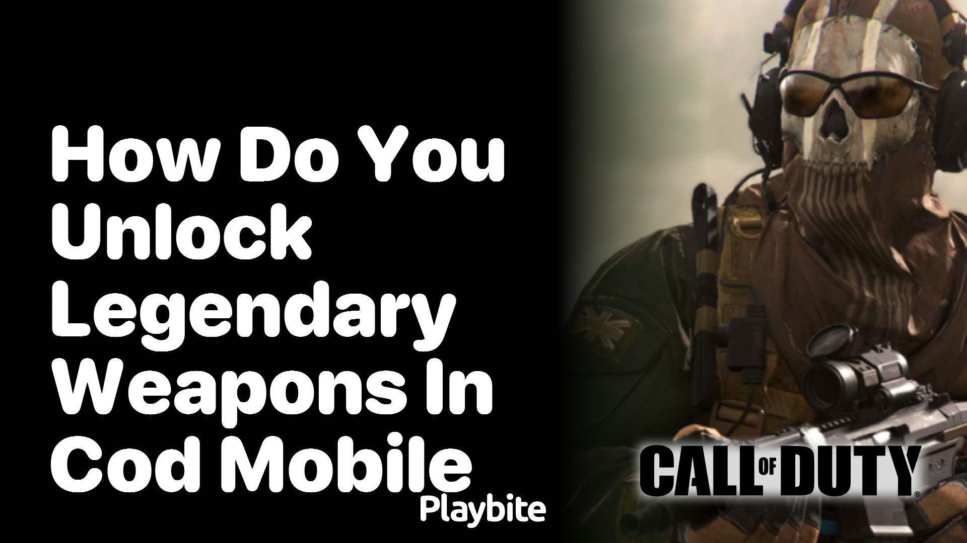 How Do You Unlock Legendary Weapons in COD Mobile?