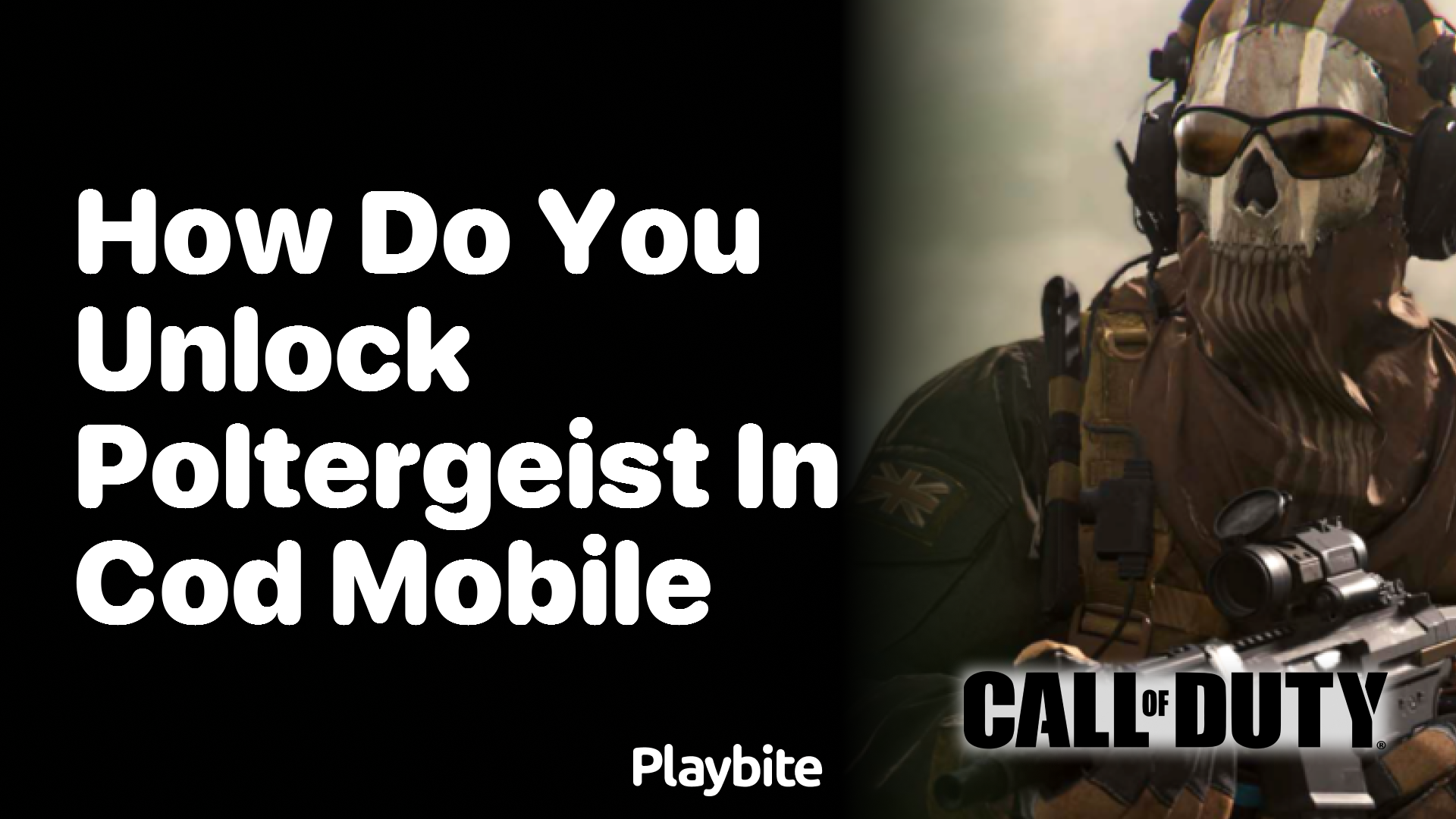 How do You Unlock Poltergeist in COD Mobile?