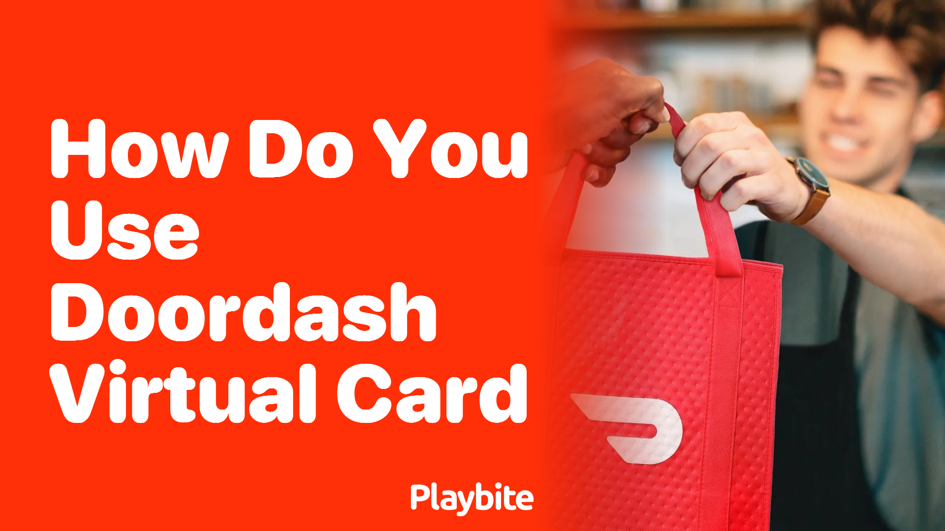 How do you use a DoorDash virtual card?