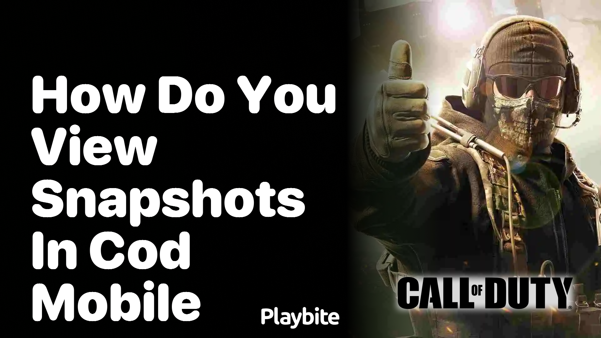 How Do You View Snapshots in COD Mobile?