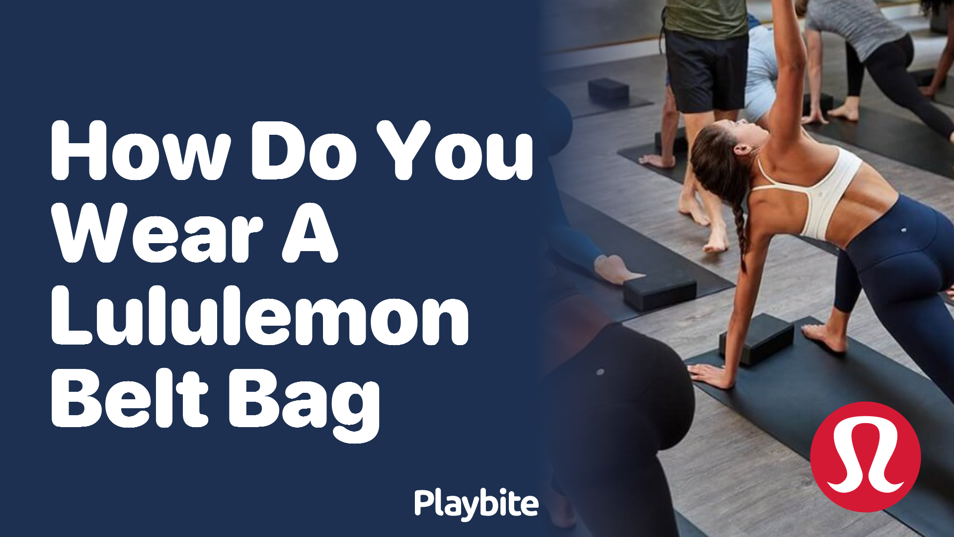 How do you wear a Lululemon belt bag?