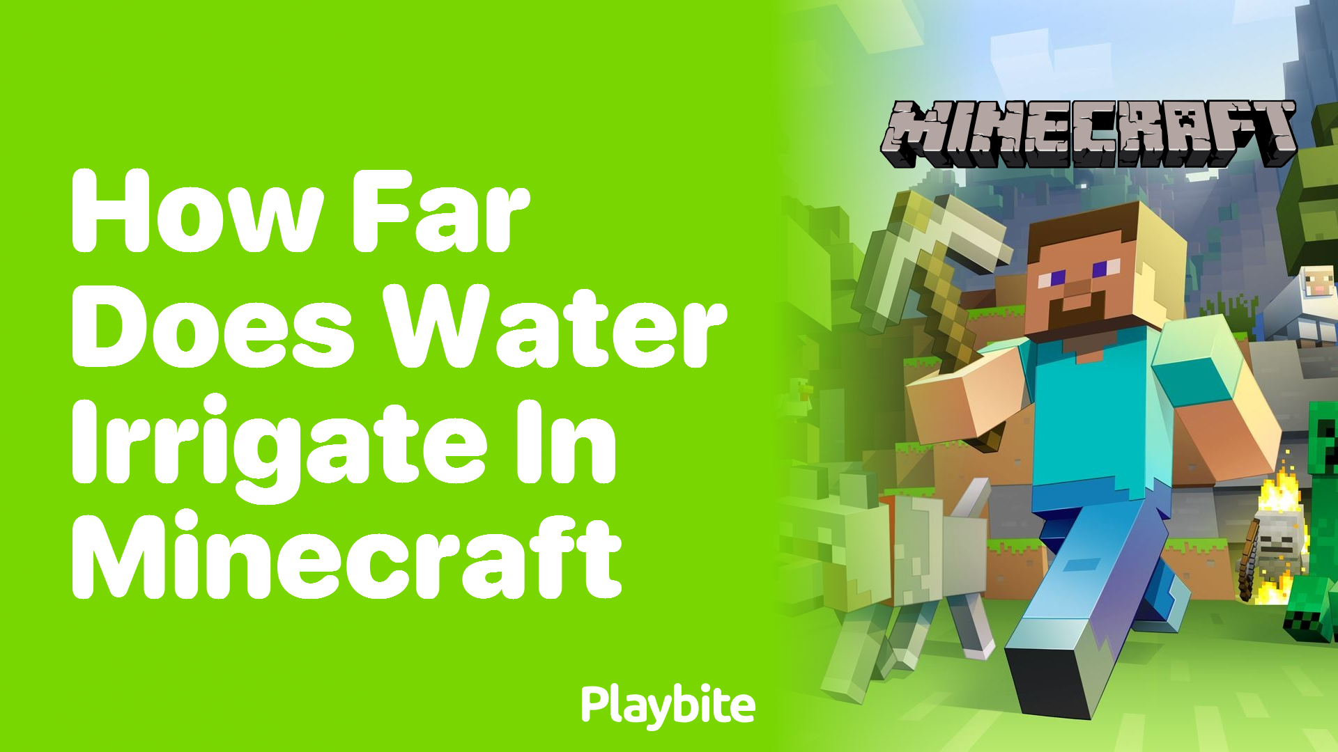 How Far Does Water Irrigate in Minecraft?
