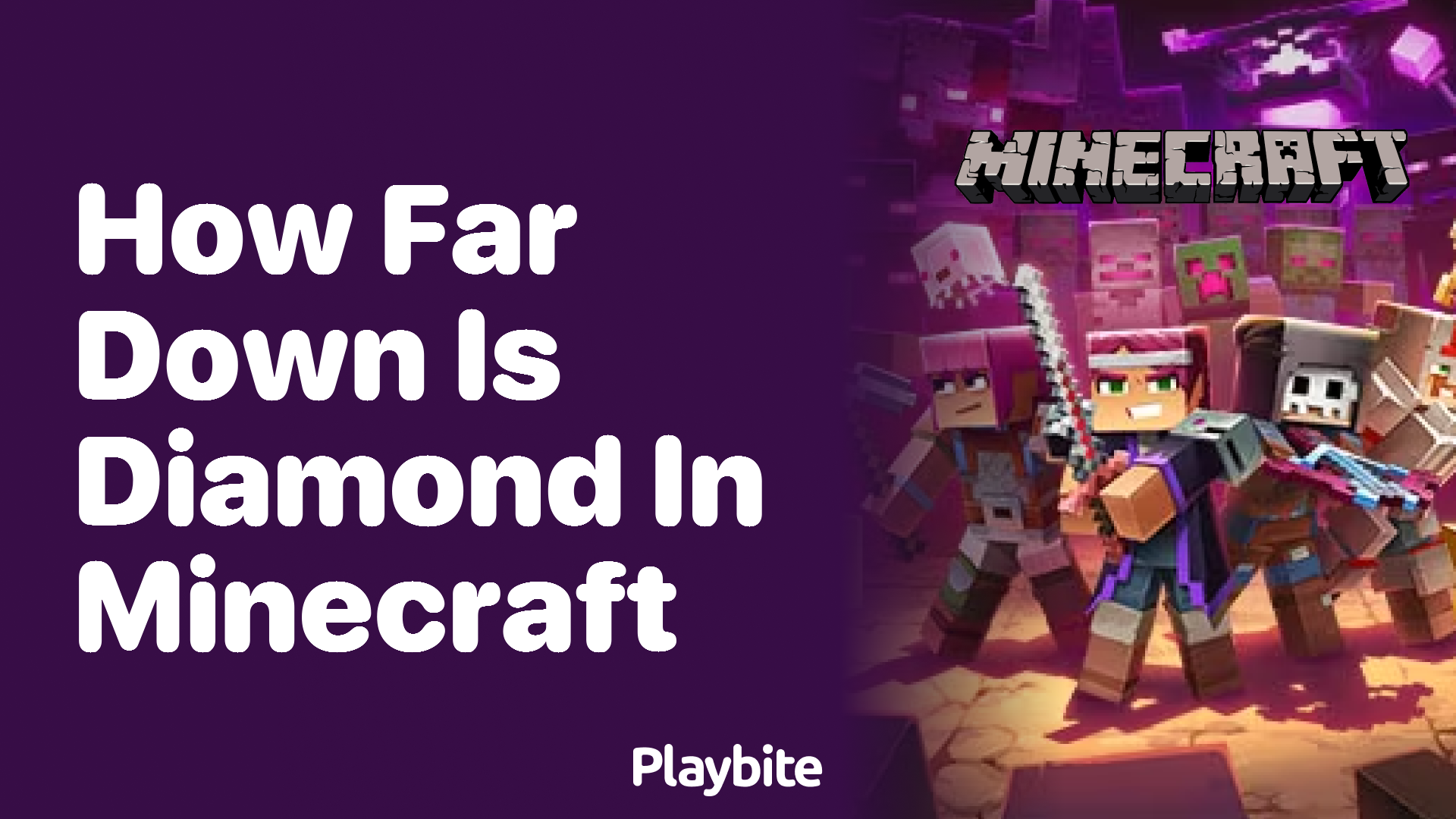 How Far Down is Diamond in Minecraft?