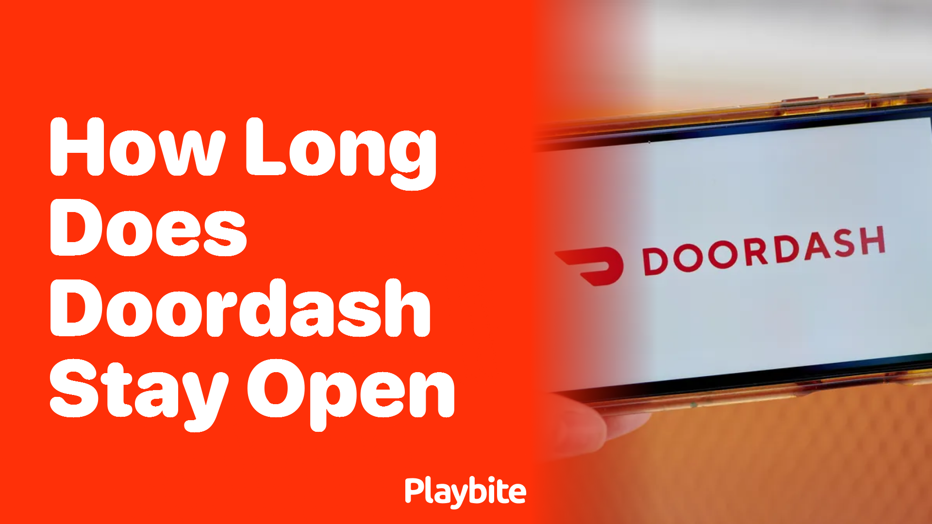 How Long Does DoorDash Stay Open?