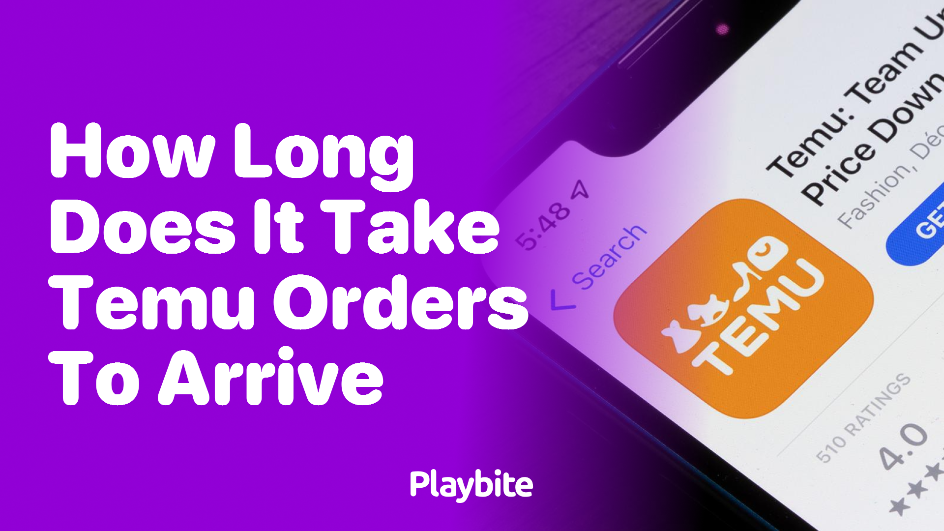 How Long Does It Take for Temu Orders to Arrive?