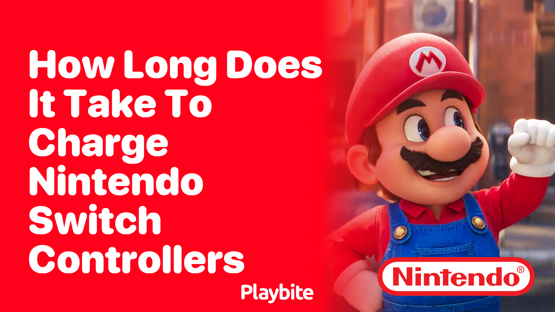 How Long Does It Take to Charge Nintendo Switch Controllers?
