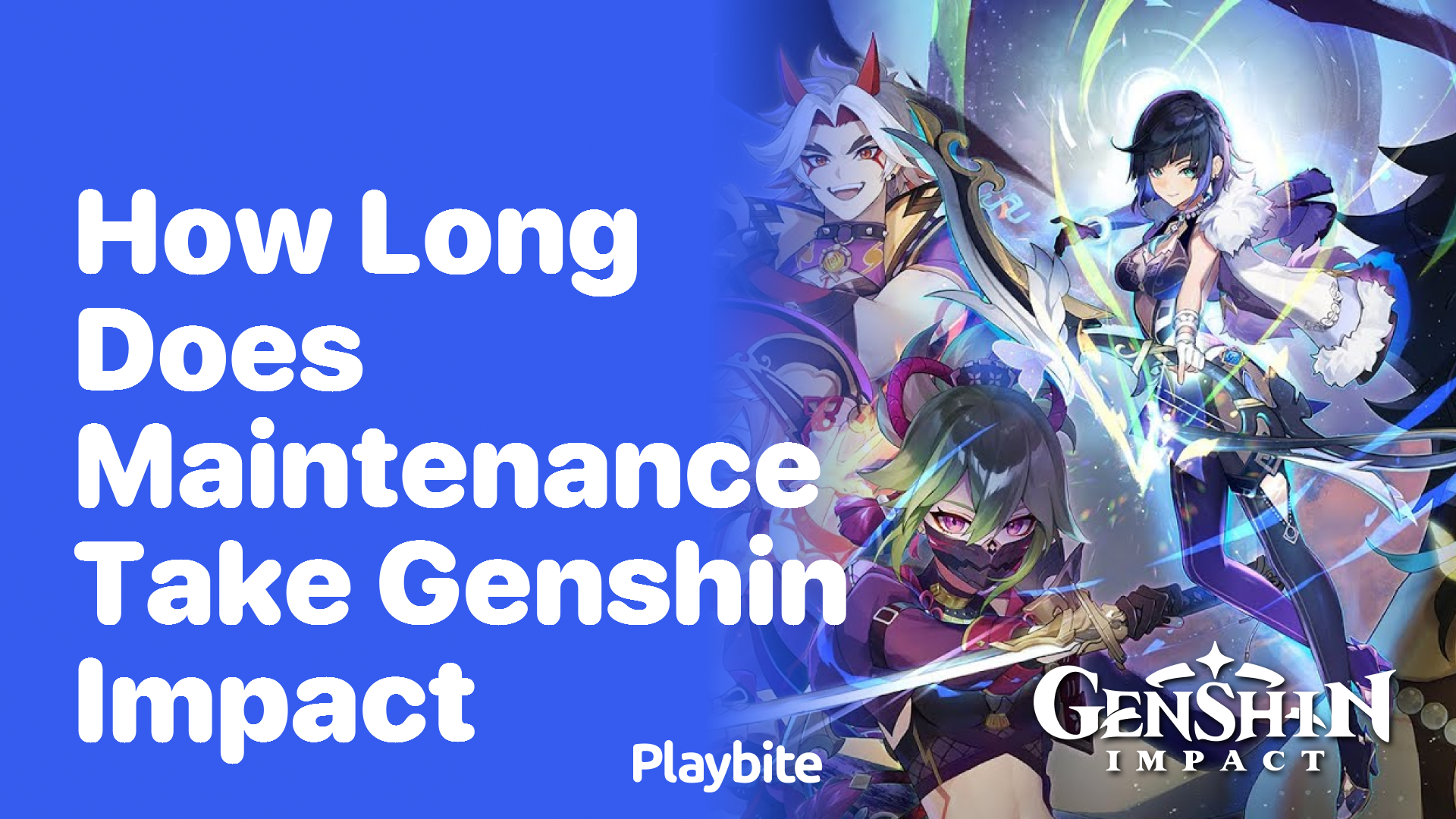 How Long Does Maintenance Take in Genshin Impact?