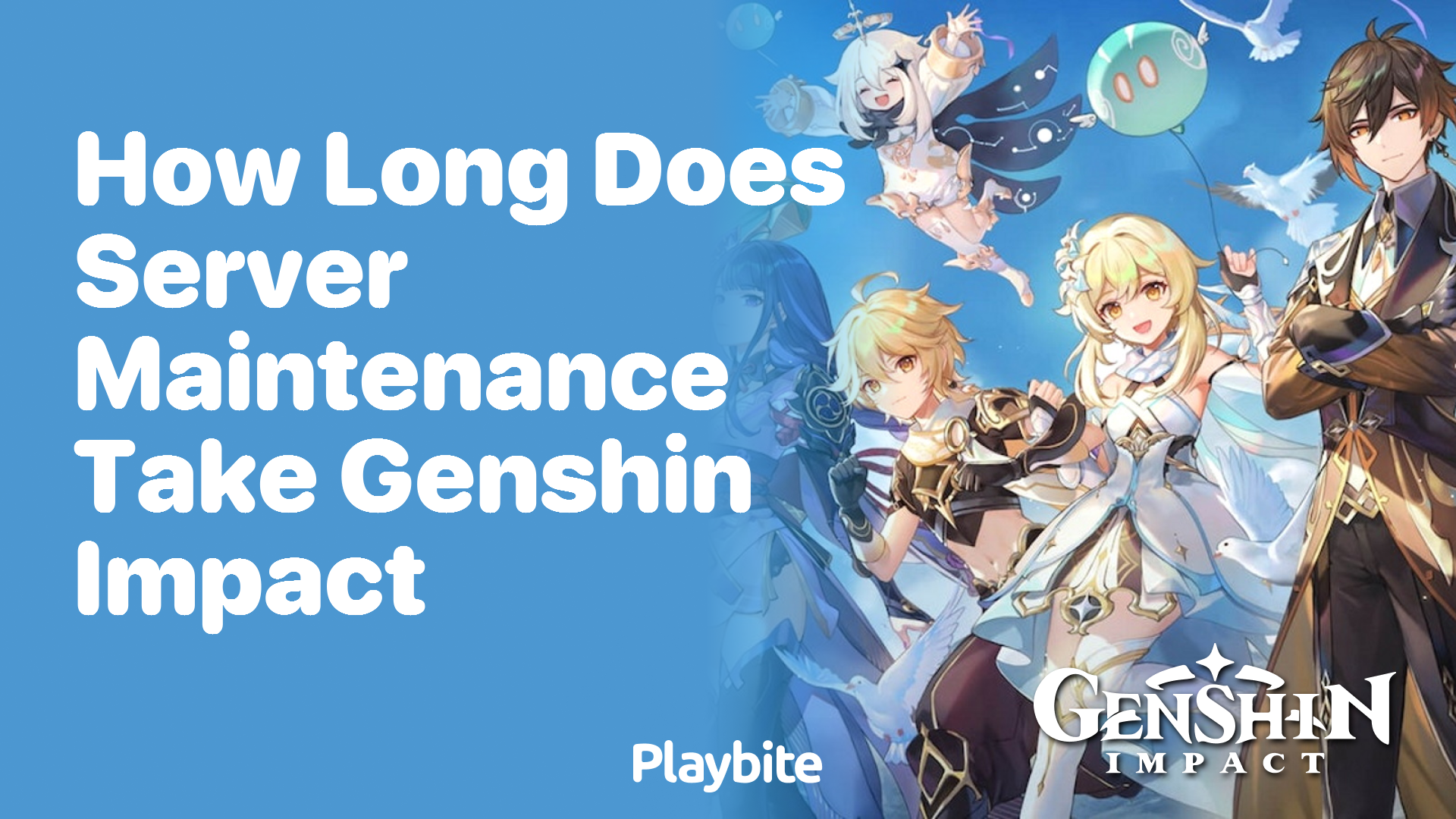 How Long Does Server Maintenance Take in Genshin Impact?