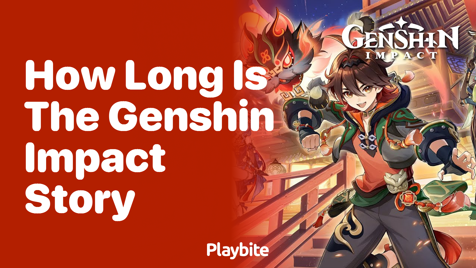 How long is the Genshin Impact story?