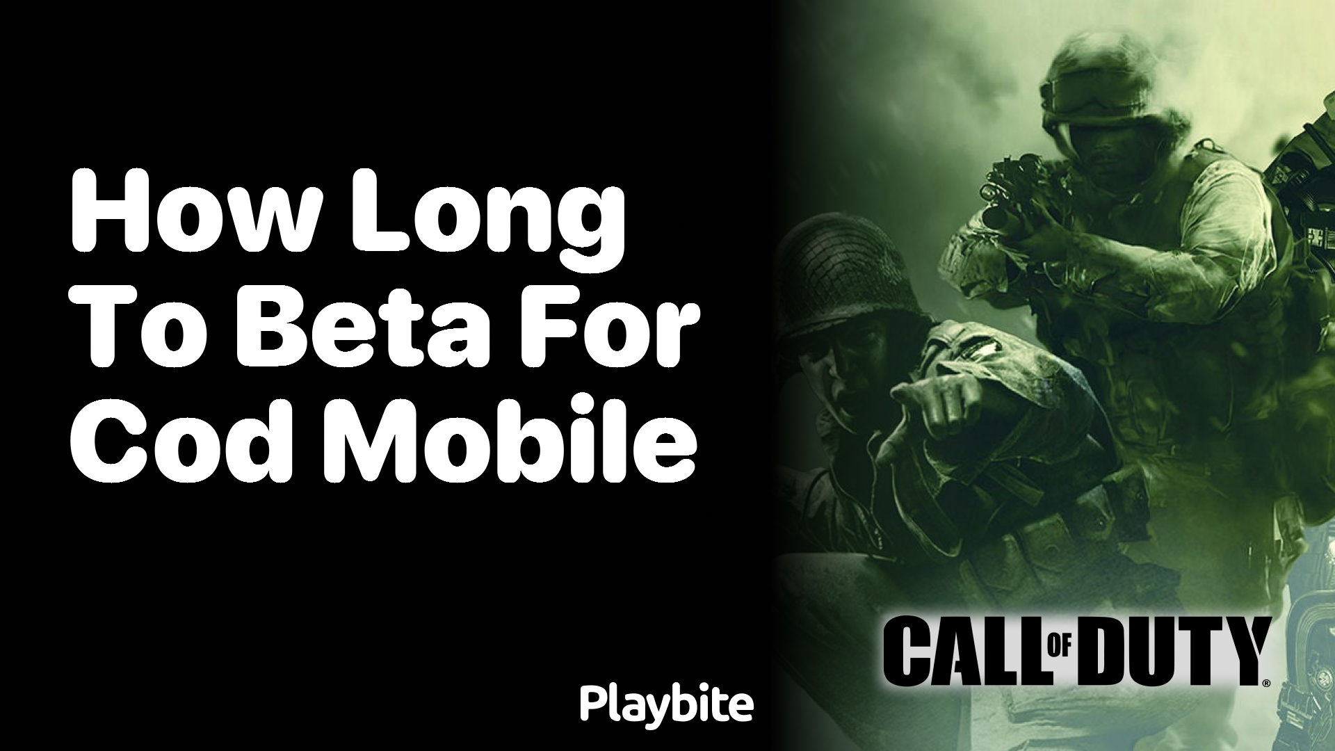 How Long Is the Beta for COD Mobile?