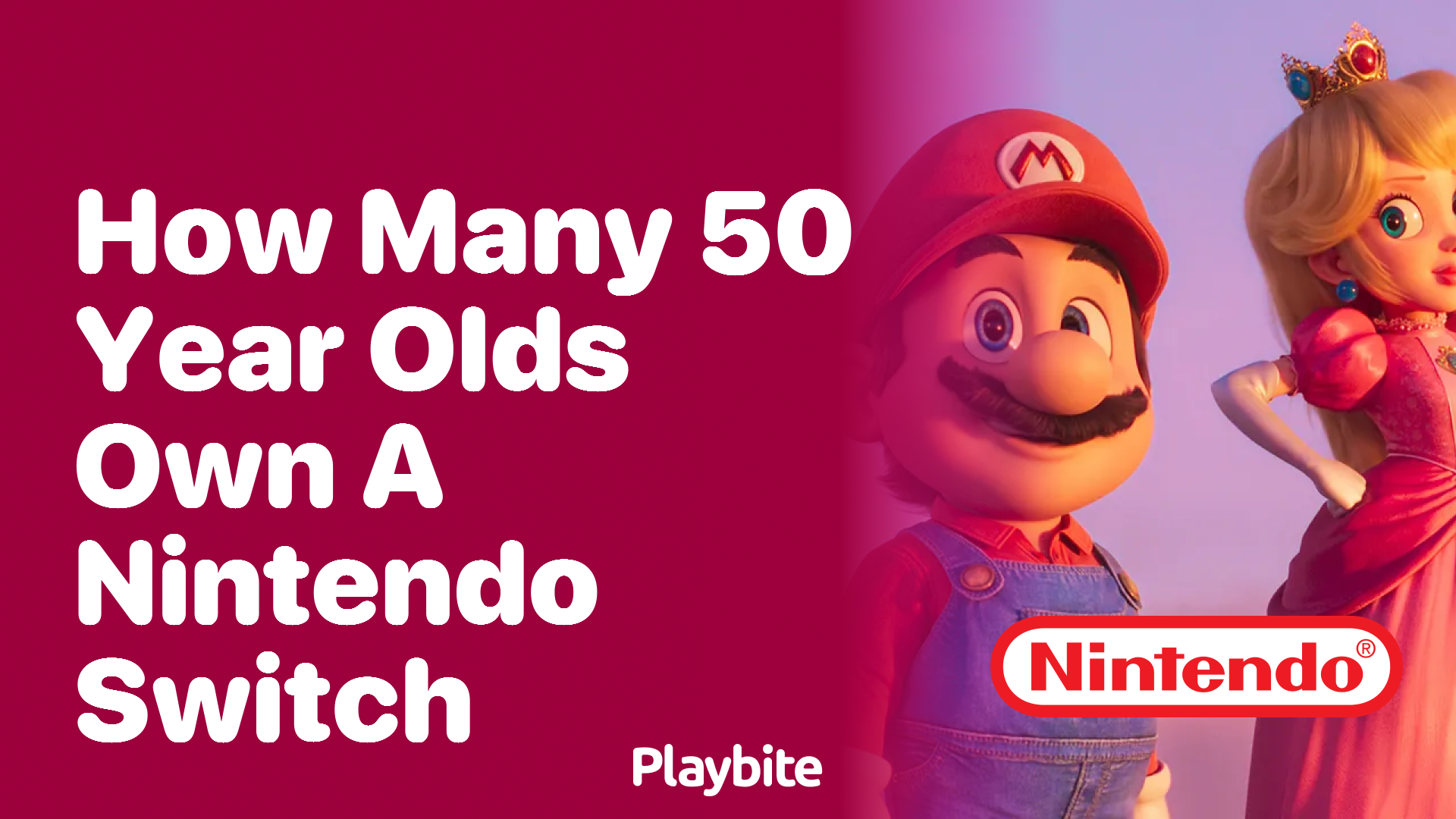 How Many 50-Year-Olds Own a Nintendo Switch?