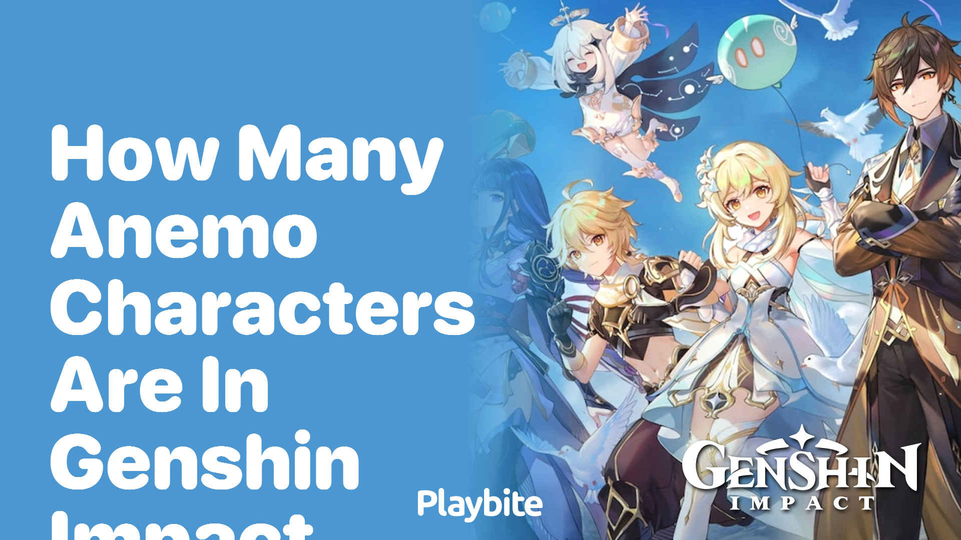 How Many Anemo Characters Are in Genshin Impact?
