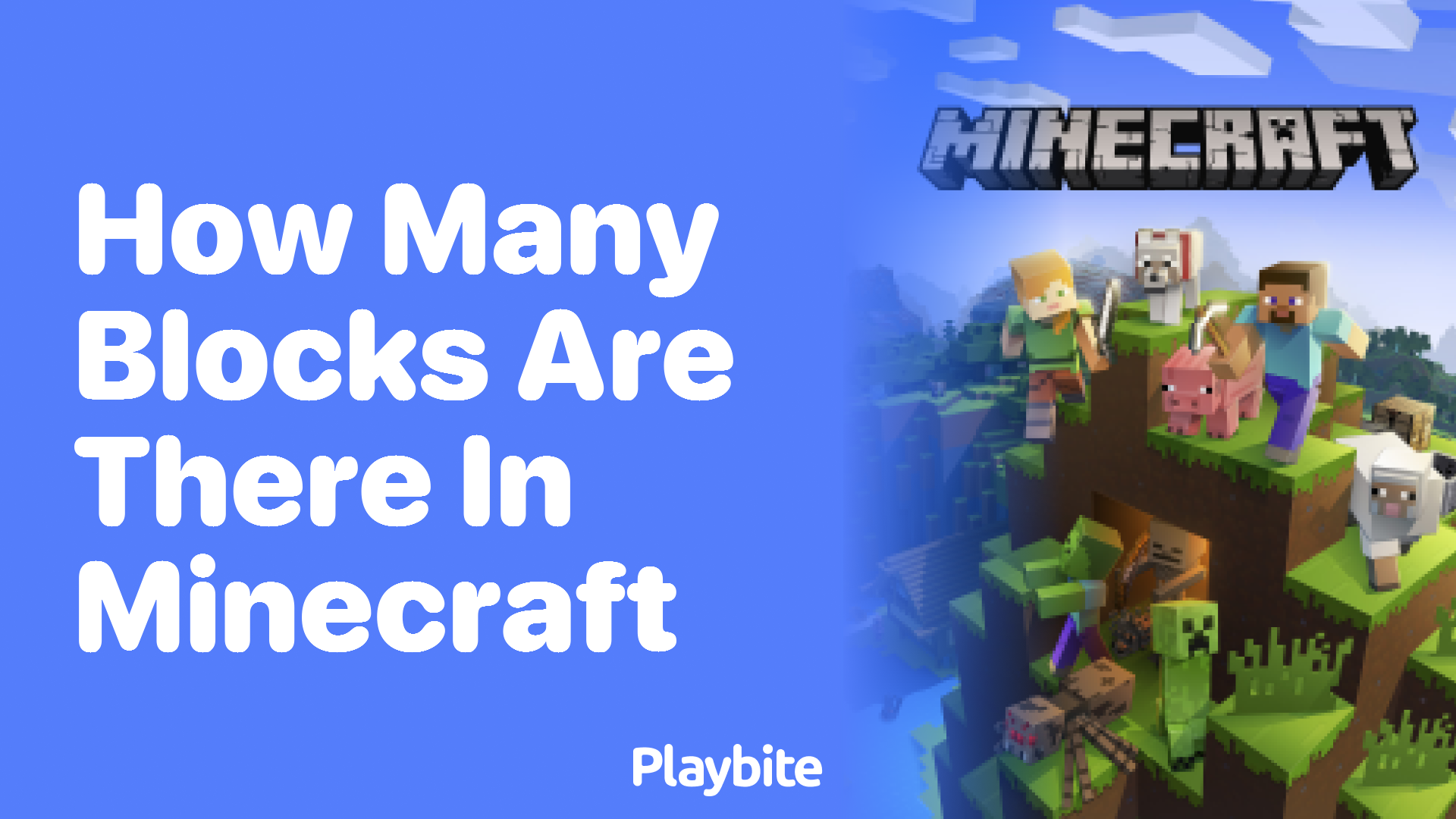 How Many Blocks are There in Minecraft? Playbite