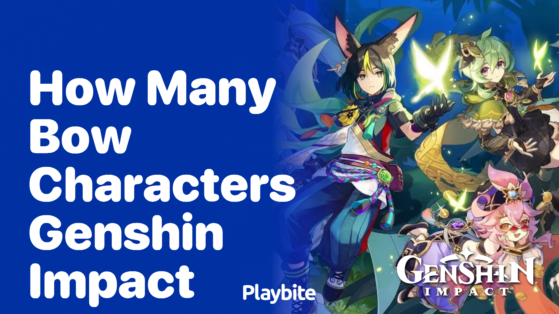 How Many Bow Characters Are in Genshin Impact?