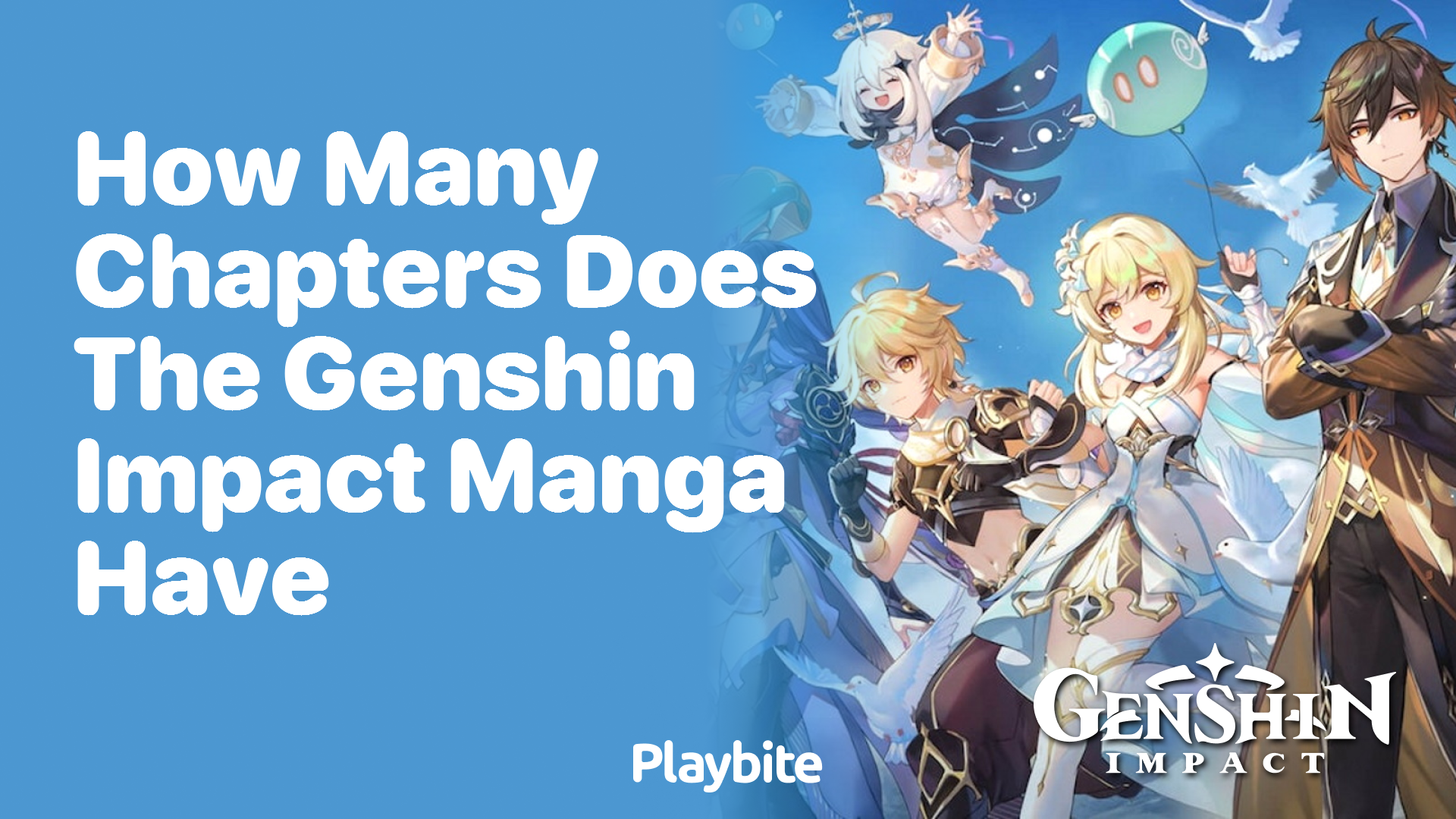 How Many Chapters Does the Genshin Impact Manga Have?