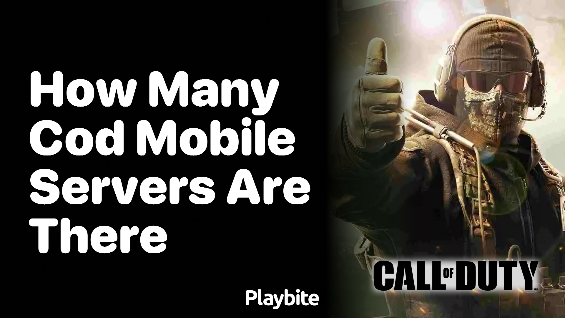 How Many COD Mobile Servers Are There?