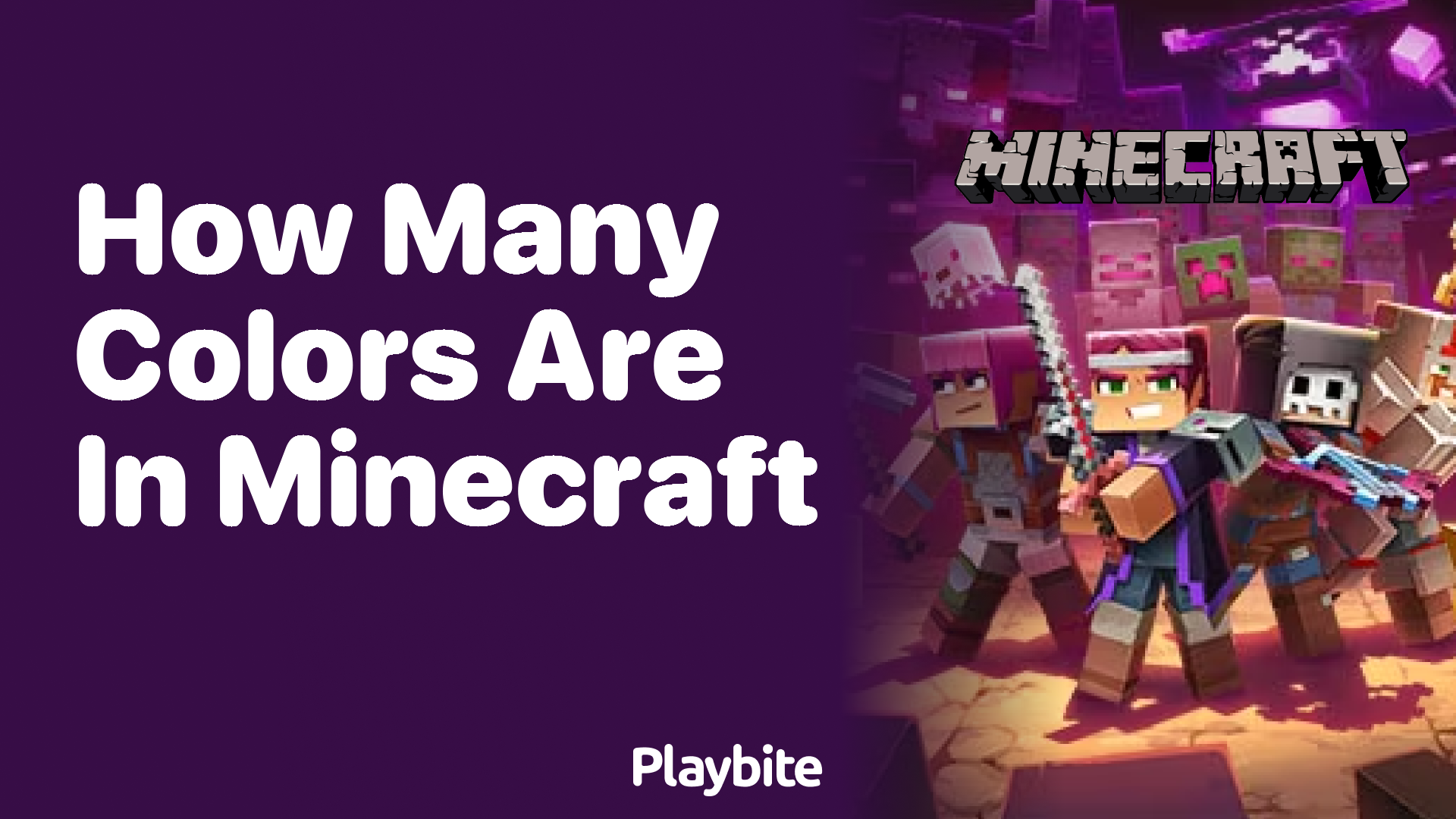 How Many Colors Are in Minecraft?